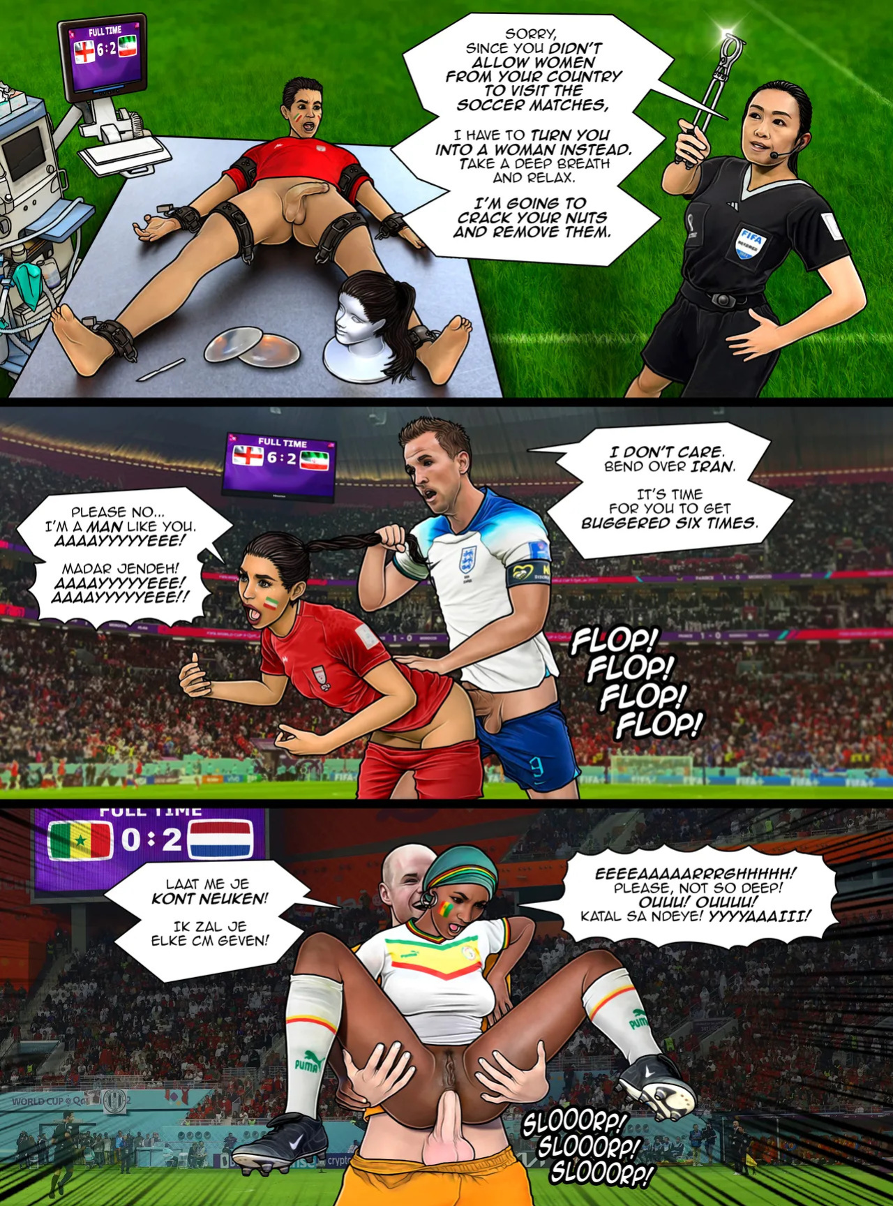 [Loreleia Longblossom] [Aivelin] [Psicoero] [Phillarts] [SleinadFlar] [basTTard Infeliz] FIFA World Cup Qatar 2022 - Soccer Hentai [Ongoing]