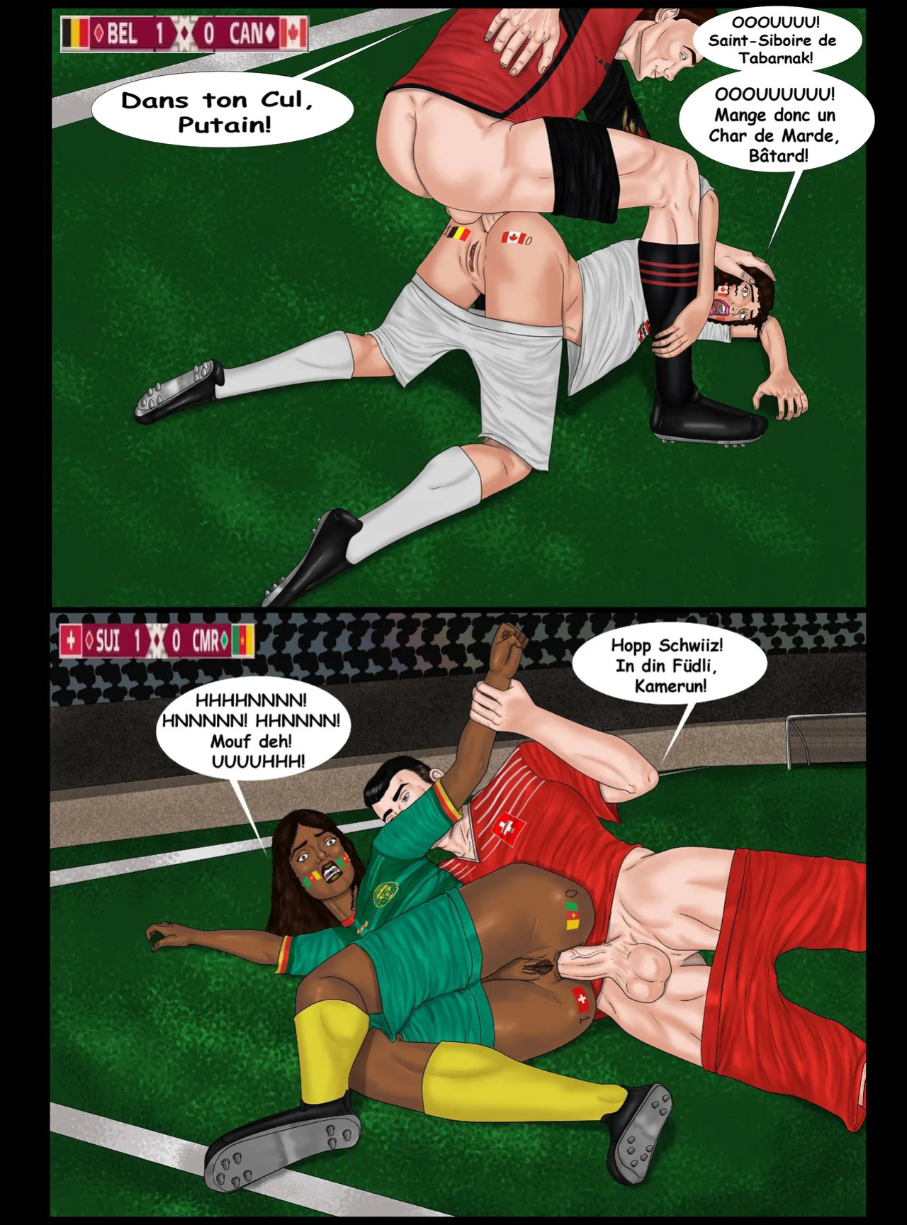 [Loreleia Longblossom] [Aivelin] [Psicoero] [Phillarts] [SleinadFlar] [basTTard Infeliz] FIFA World Cup Qatar 2022 - Soccer Hentai [Ongoing]