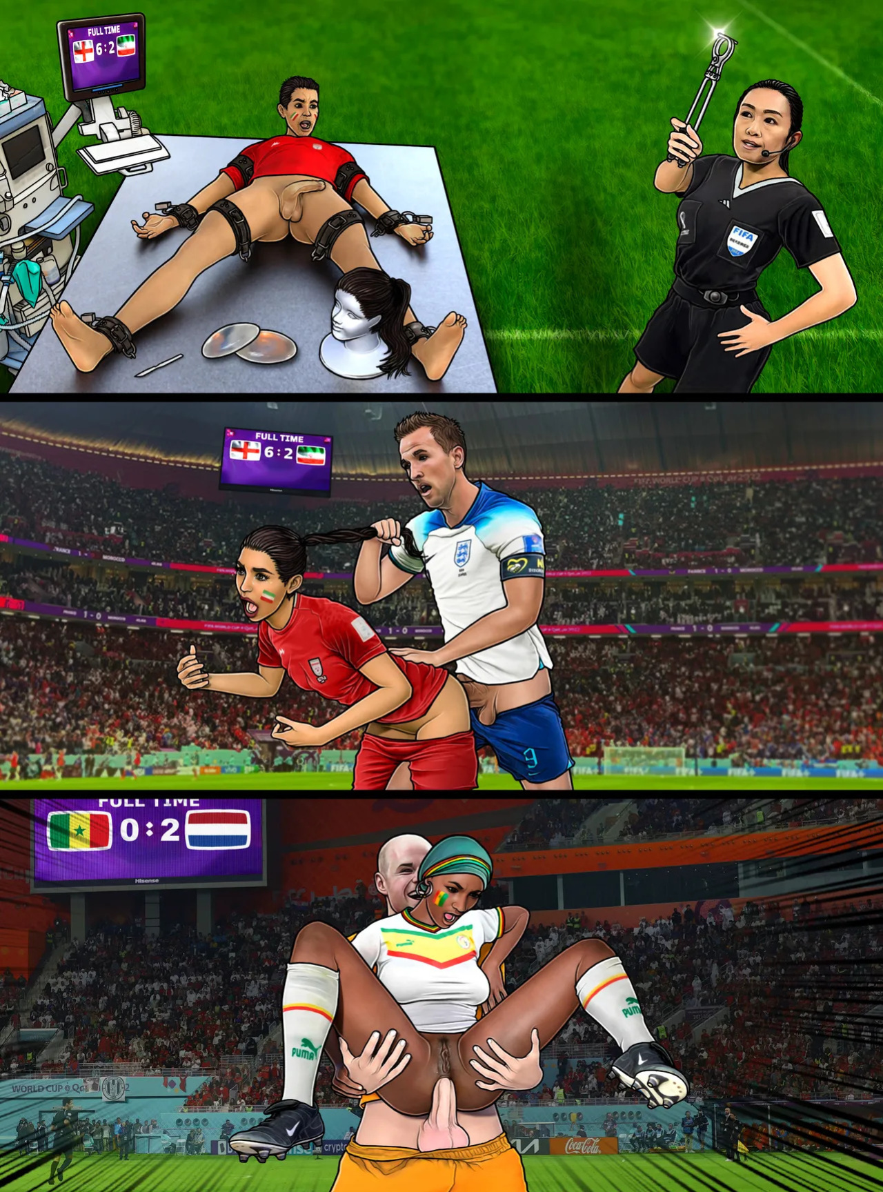 [Loreleia Longblossom] [Aivelin] [Psicoero] [Phillarts] [SleinadFlar] [basTTard Infeliz] FIFA World Cup Qatar 2022 - Soccer Hentai [Ongoing]