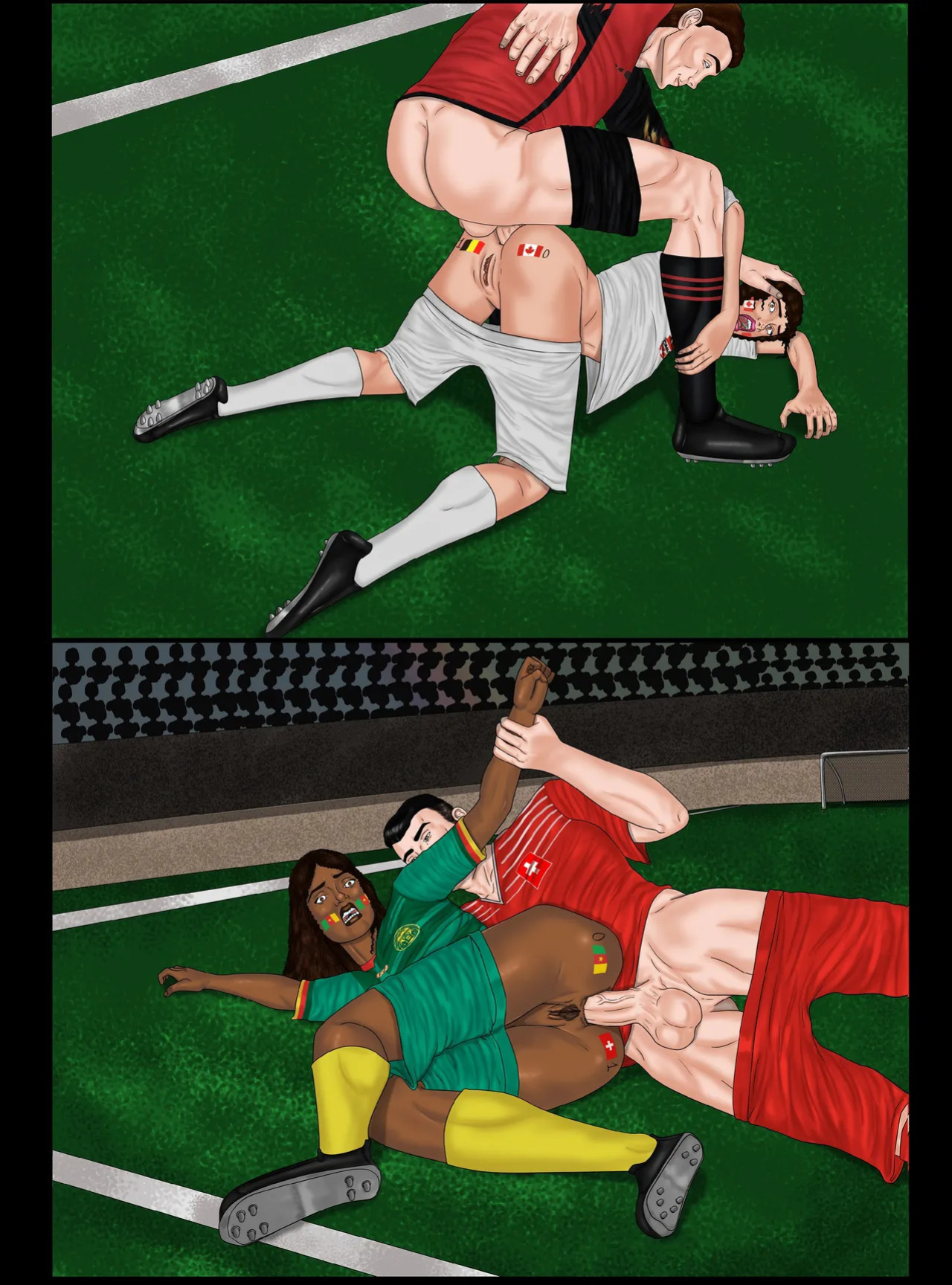 [Loreleia Longblossom] [Aivelin] [Psicoero] [Phillarts] [SleinadFlar] [basTTard Infeliz] FIFA World Cup Qatar 2022 - Soccer Hentai [Ongoing]