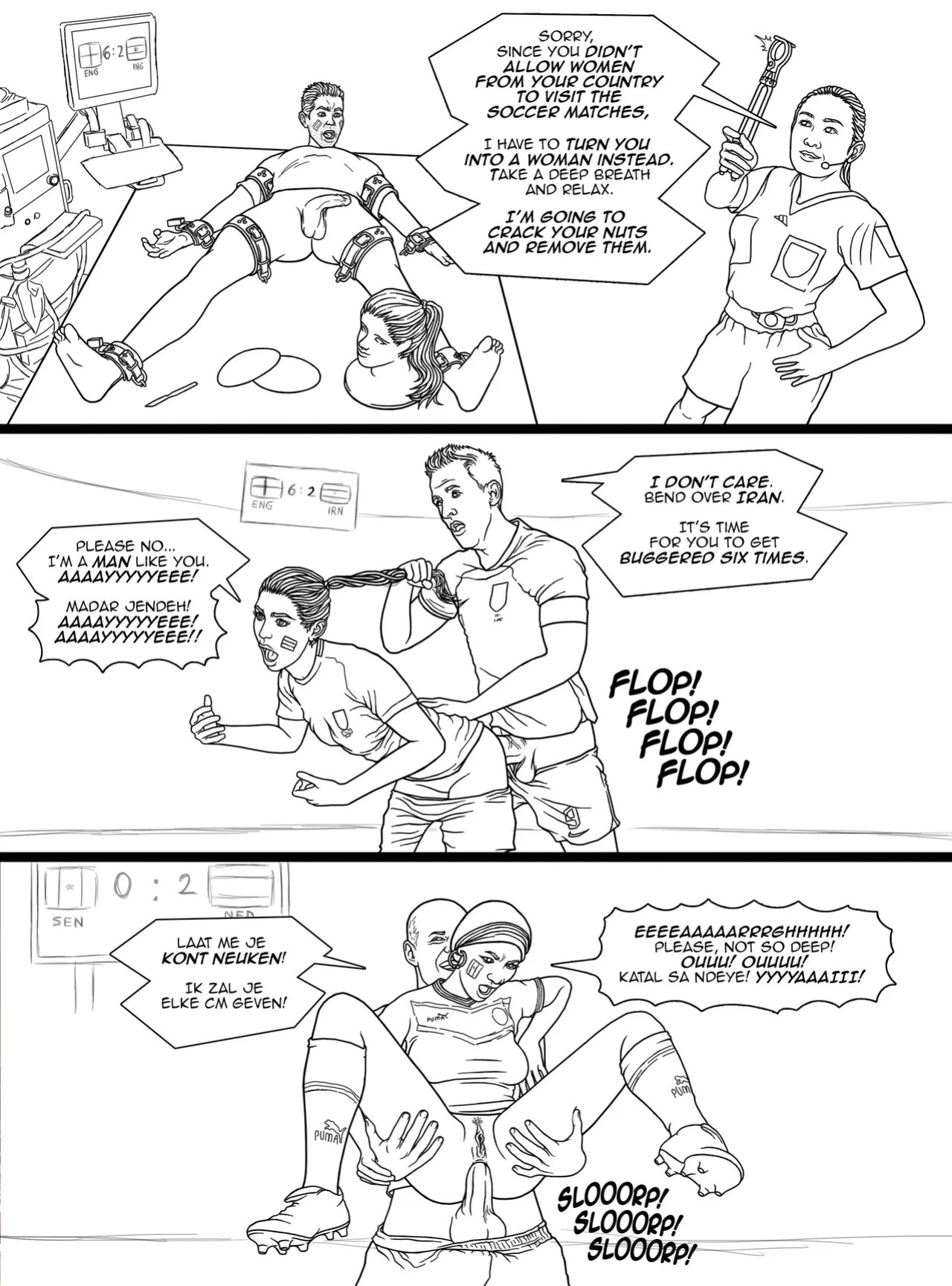 [Loreleia Longblossom] [Aivelin] [Psicoero] [Phillarts] [SleinadFlar] [basTTard Infeliz] FIFA World Cup Qatar 2022 - Soccer Hentai [Ongoing]