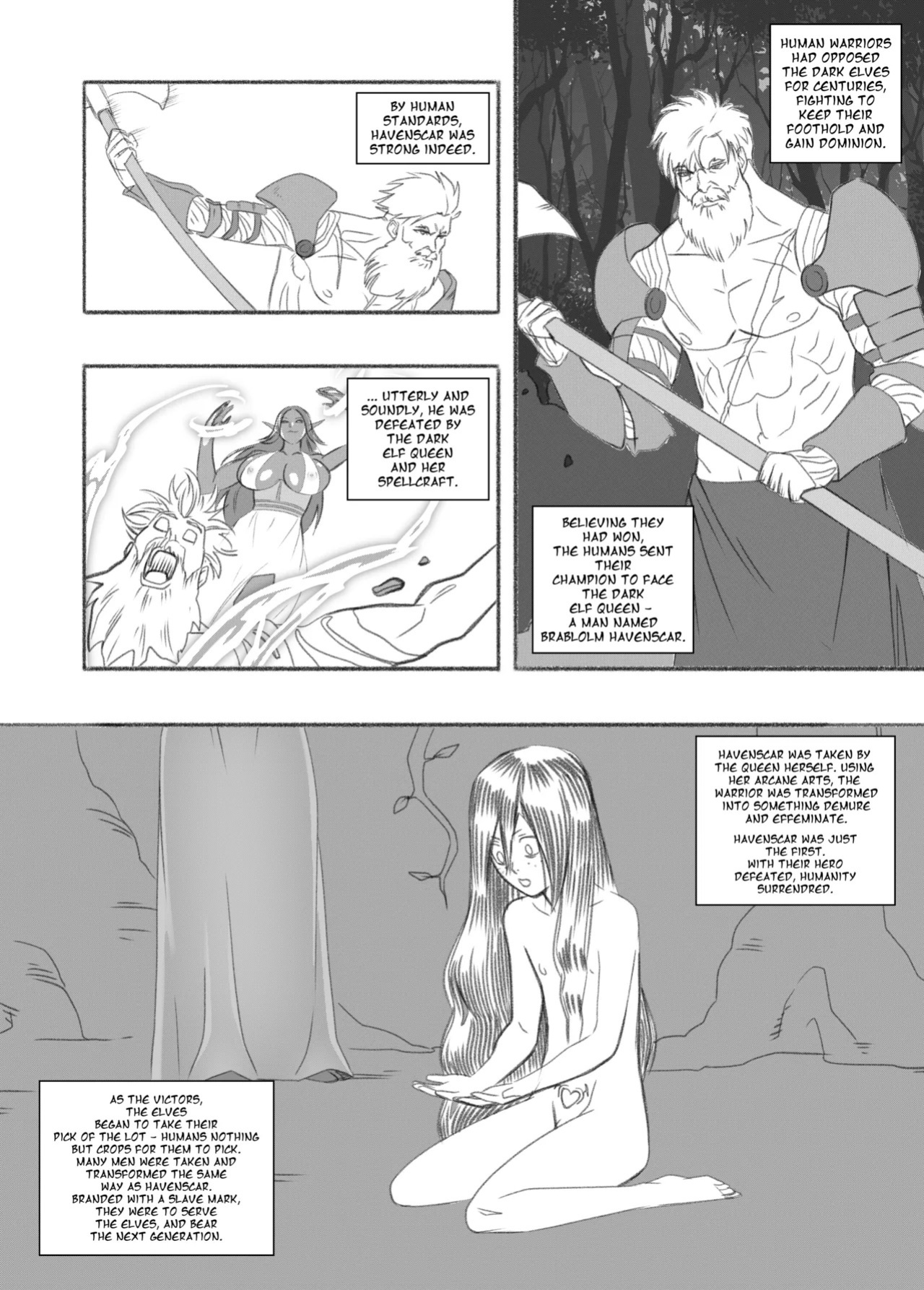 [GOJIN] Tomgirl Maid at Dark Elf Manor - [Ongoing]