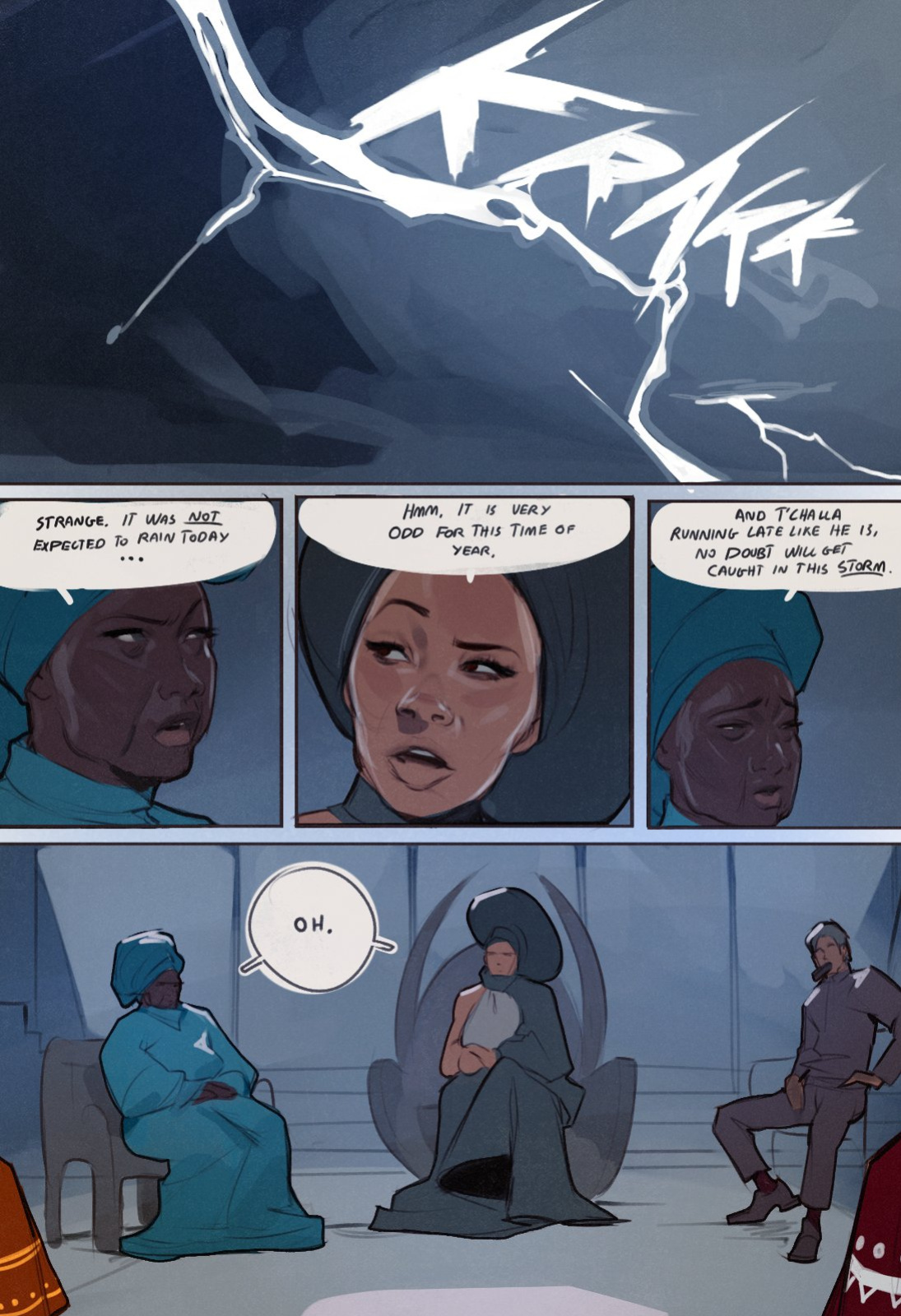 [Magic Moonarts] Storm x T'challa (X-Men)
