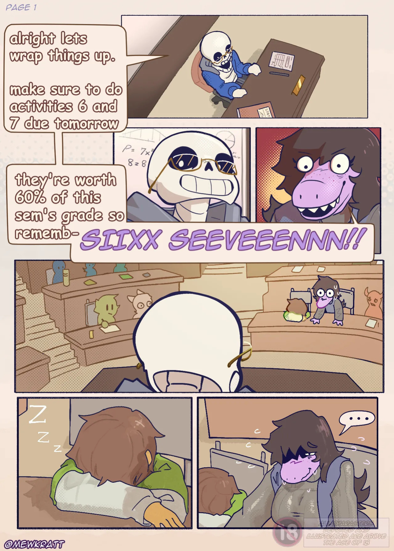 [MewKratt] Totally Responsible Dorkmates (Deltarune)