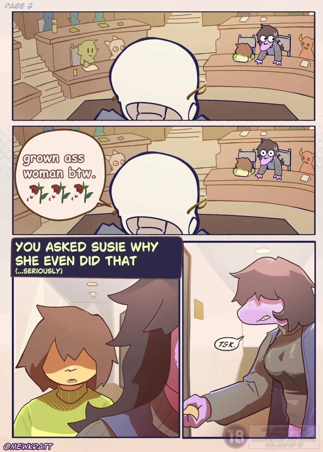 [MewKratt] Totally Responsible Dorkmates (Deltarune)
