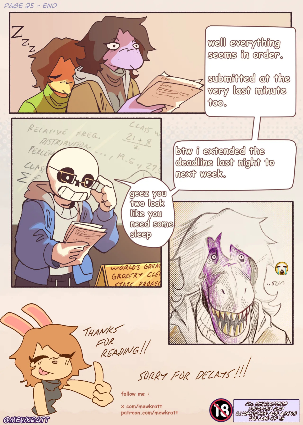[MewKratt] Totally Responsible Dorkmates (Deltarune)
