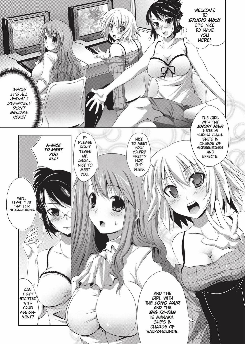 [MAKI] The Pretty Manga-ka & her Slutty Assistants [English] [Project-H] [Uncensored] [Digital]