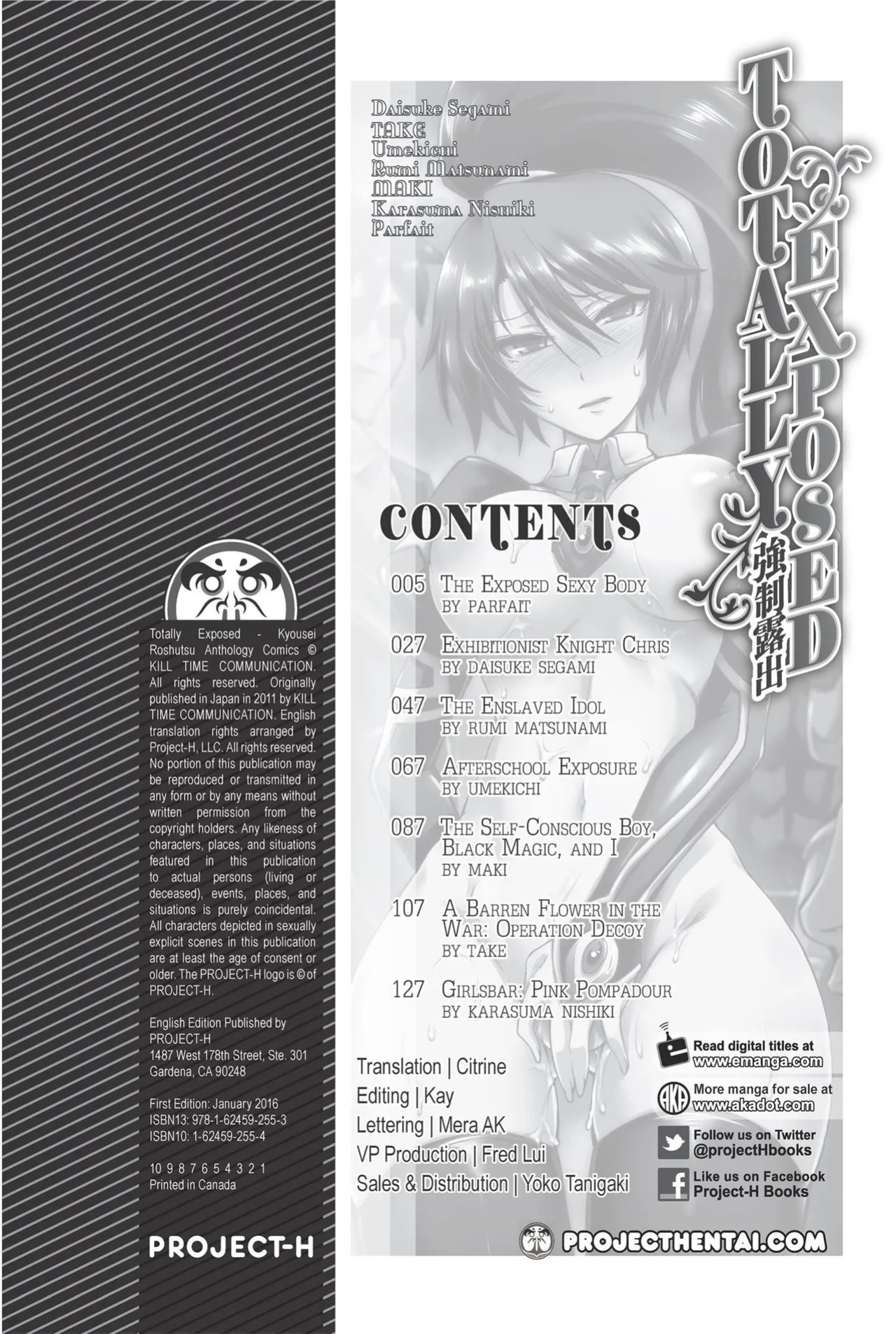[Anthology] Totally Exposed [English] [Project-H] [Uncensored] [Digital]