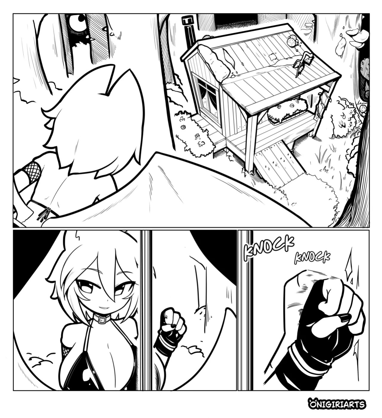 Mio x Iris Doujinshi ENGLISH (Monstergirl x Monstergirl-futanari) by Onigiriarts-Monstralgam