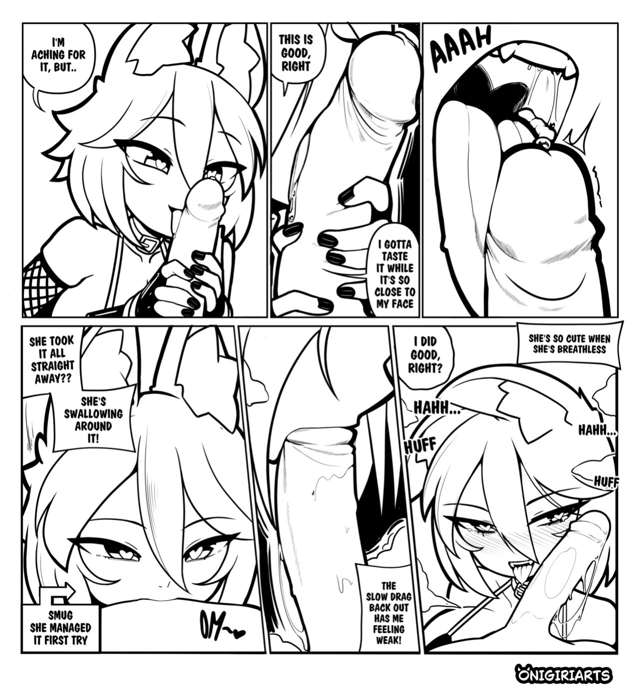Mio x Iris Doujinshi ENGLISH (Monstergirl x Monstergirl-futanari) by Onigiriarts-Monstralgam
