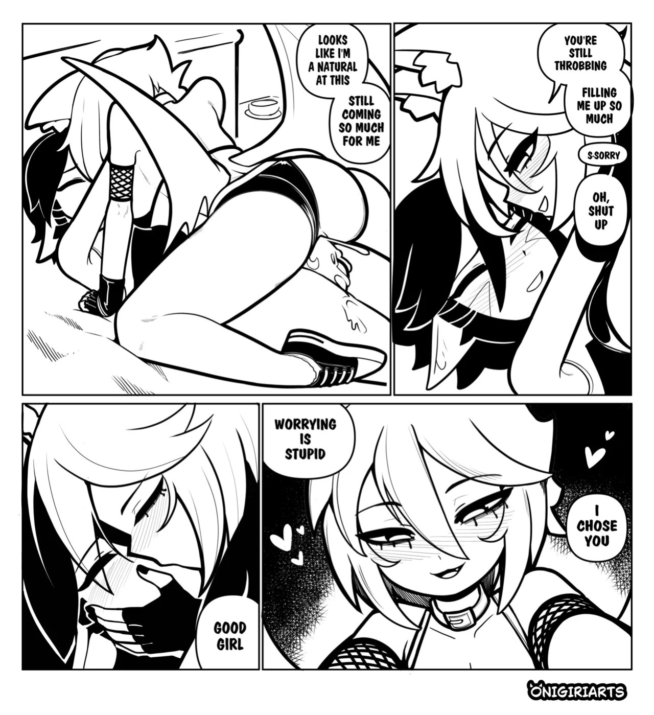 Mio x Iris Doujinshi ENGLISH (Monstergirl x Monstergirl-futanari) by Onigiriarts-Monstralgam