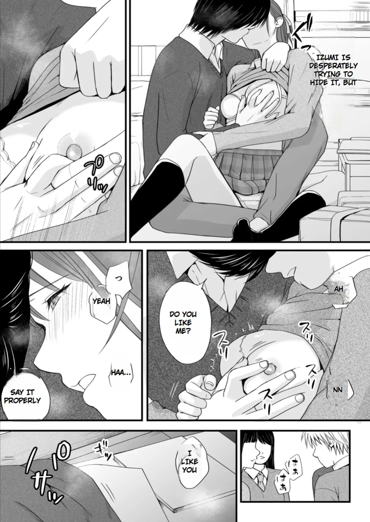 [Tsukuyomi] Sumata dake tte Itta no ni… Nurutto Sounyuusarechatta Yuutousei no Omocha | You Said It'd Just Be Grinding... But You Ended up Slipping It In. Now I'm Just the Top Student's Toy 3. [English]