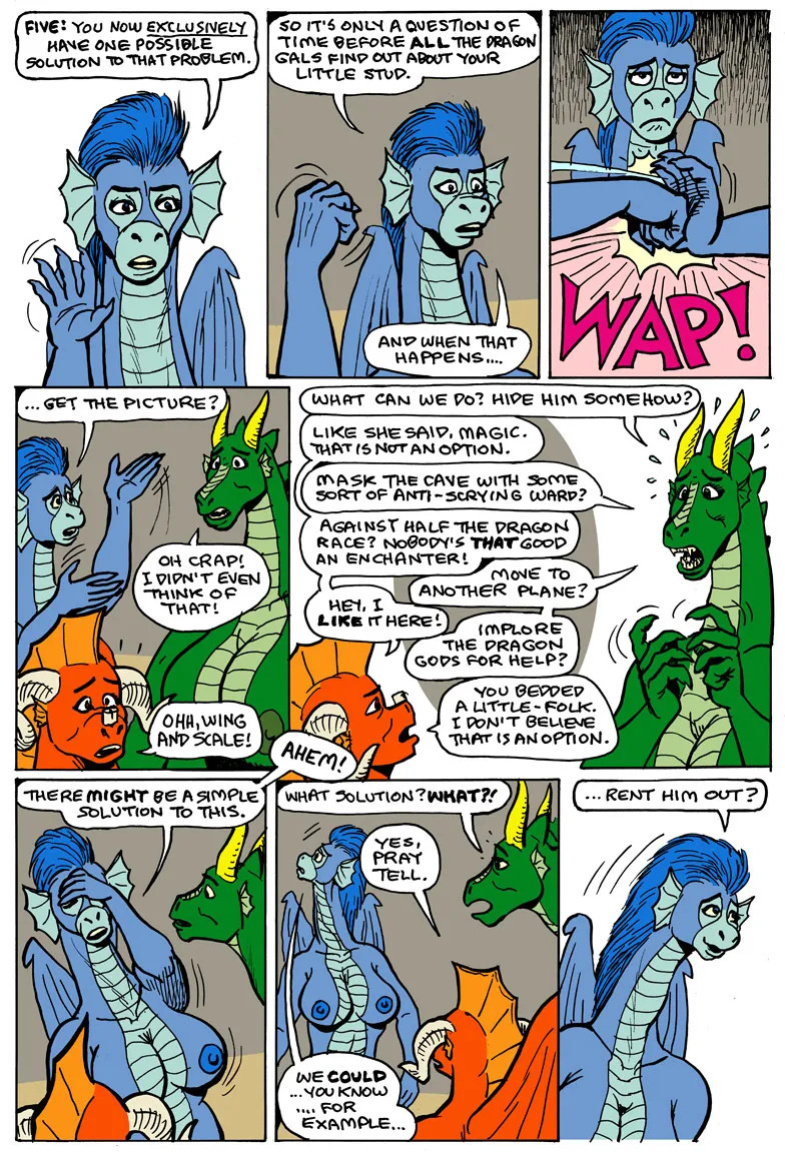 [Karno (Kjartan Arnorsson)] Here There Be Dragons 3 (Color)