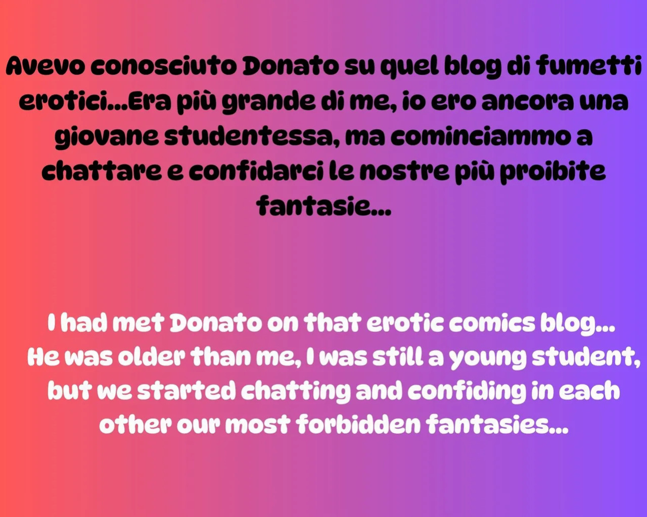 [Greta Labo] TUTTA COLPA DI QUEL BLOG (A BLOG DREAM) Ep.1 Forbidden Chat - Italian/English