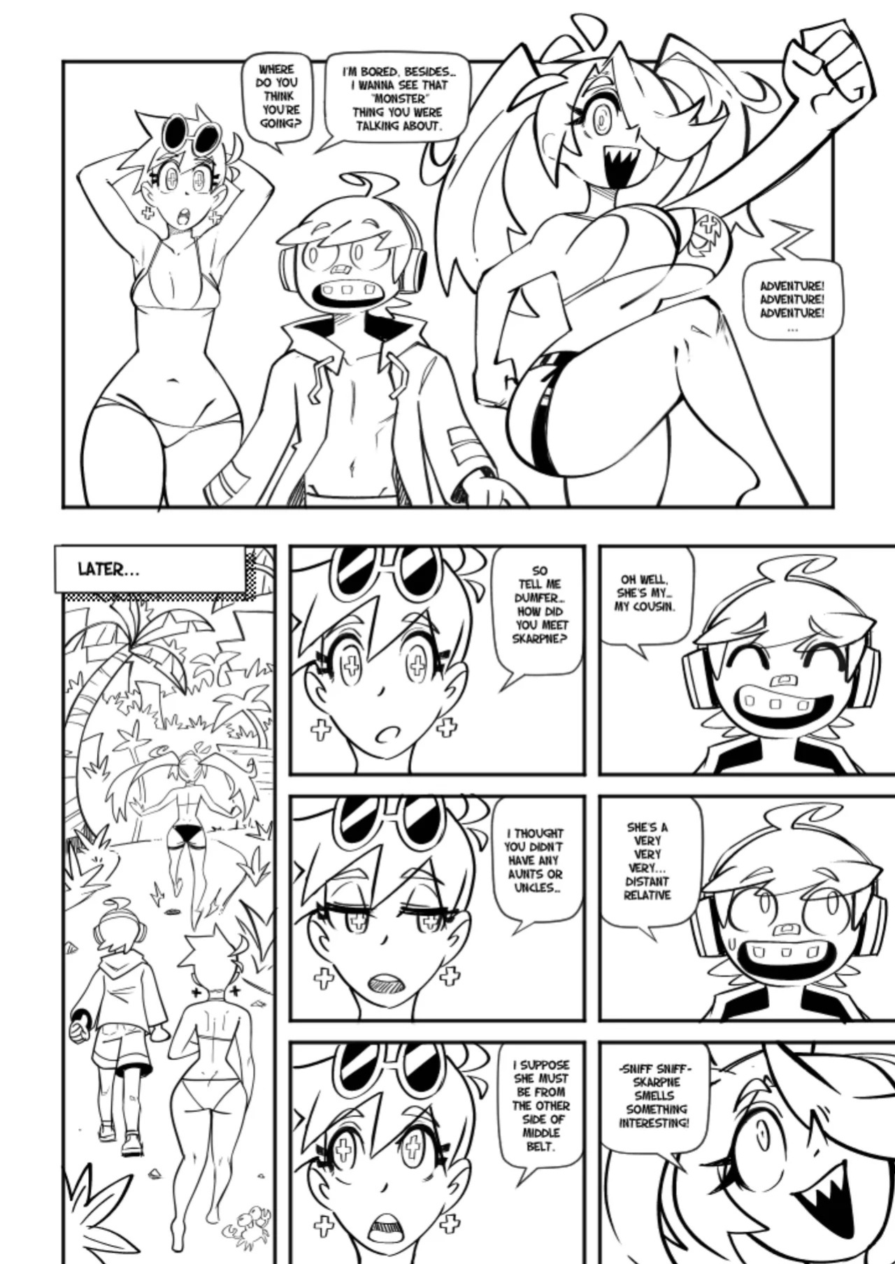 [Gerph] SkarpWorld Ch. 18: Tremors (B/W) (Ongoing)