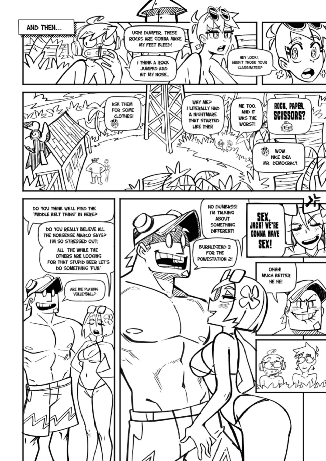 [Gerph] SkarpWorld Ch. 18: Tremors (B/W) (Ongoing)