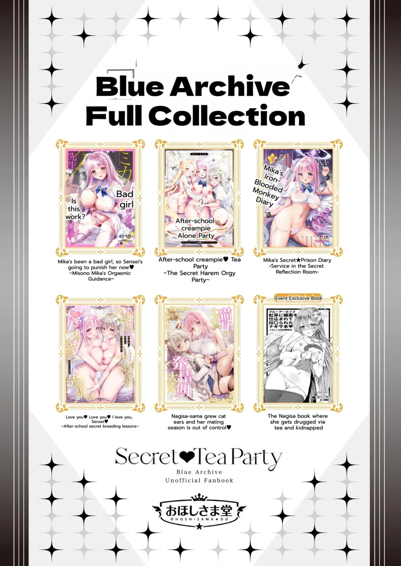 [Ohoshisamadou (GEKO)] Blue Archive Soushuuhen - Secret❤Tea Party (Blue Archive) [Digital] [English] [MTL]