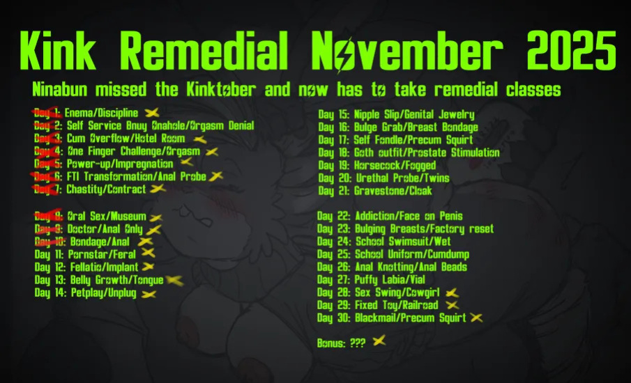 [S-Nina (Szira Sirius/s0lar1x)] Kink Remedial November 2025