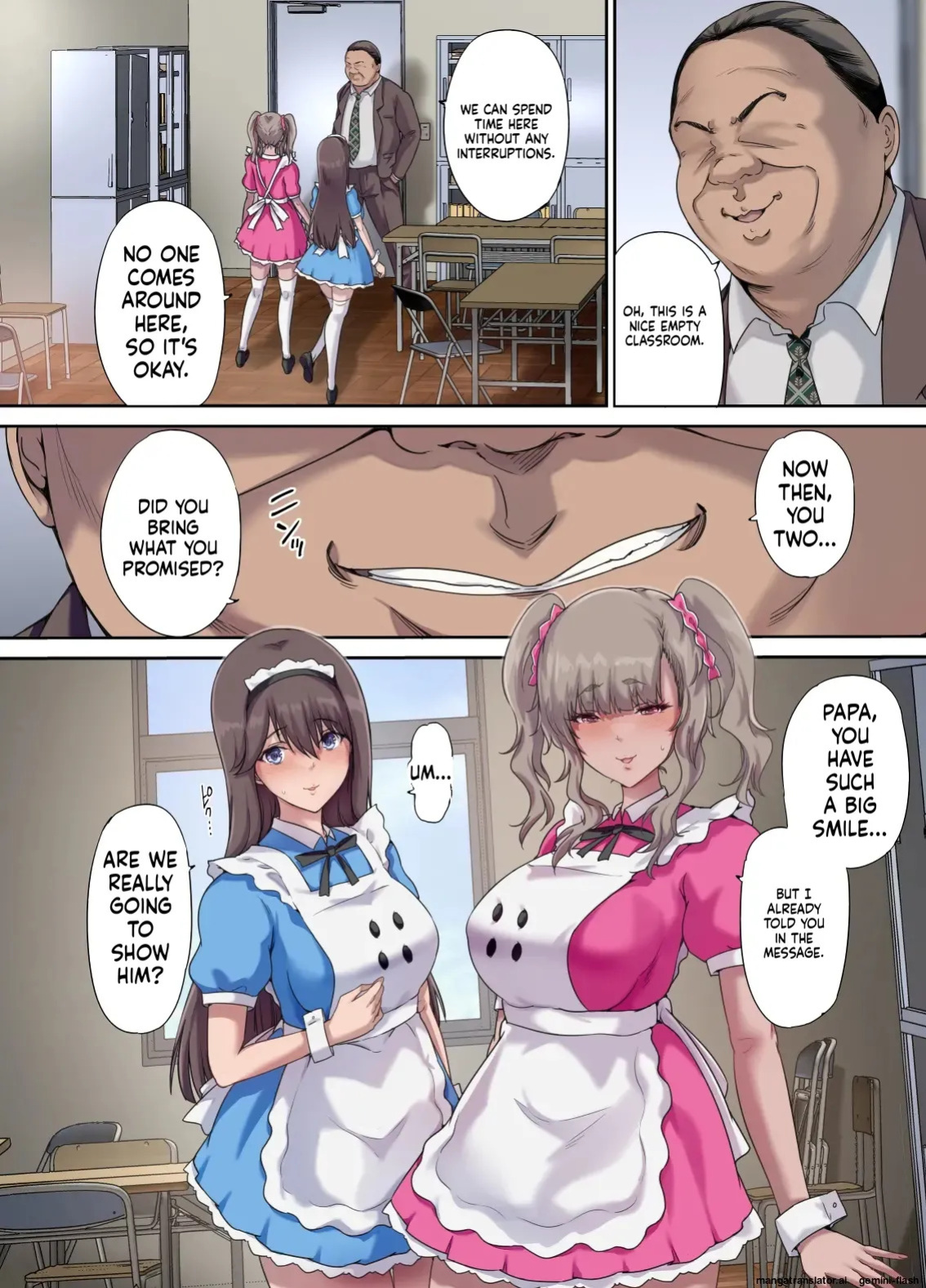 [Kisei Toukyoku (Richard Bahman)] Daddy's Bedroom is a Hangout For His Daughter's Friends 5: Pregnancy Report [English] [MTL]