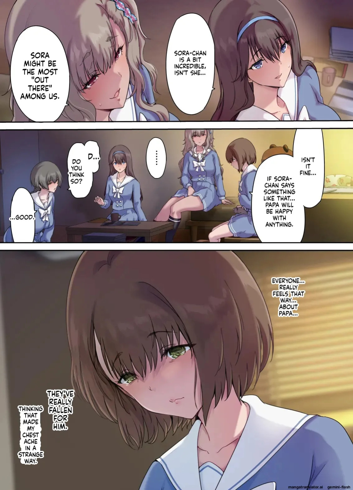 [Kisei Toukyoku (Richard Bahman)] Daddy's Bedroom is a Hangout For His Daughter's Friends 4: Breeding [English] [MTL]