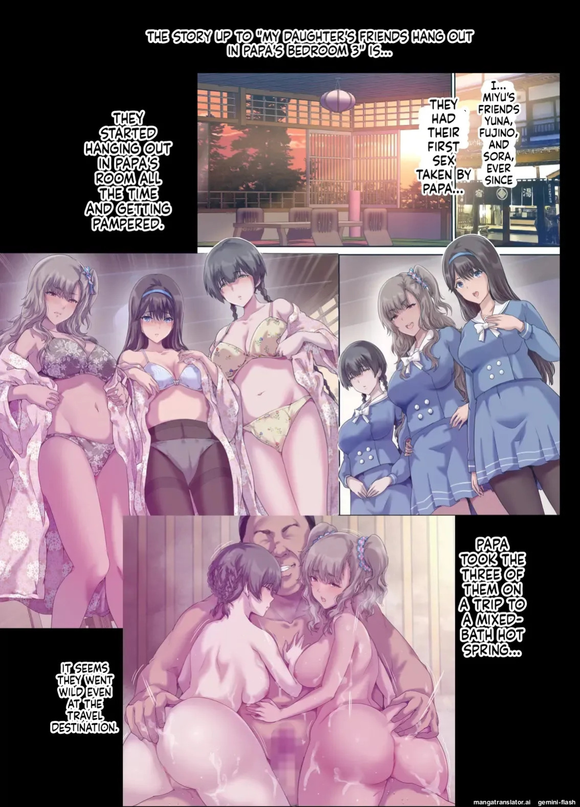 [Kisei Toukyoku (Richard Bahman)] Daddy's Bedroom is a Hangout For His Daughter's Friends 4: Breeding [English] [MTL]