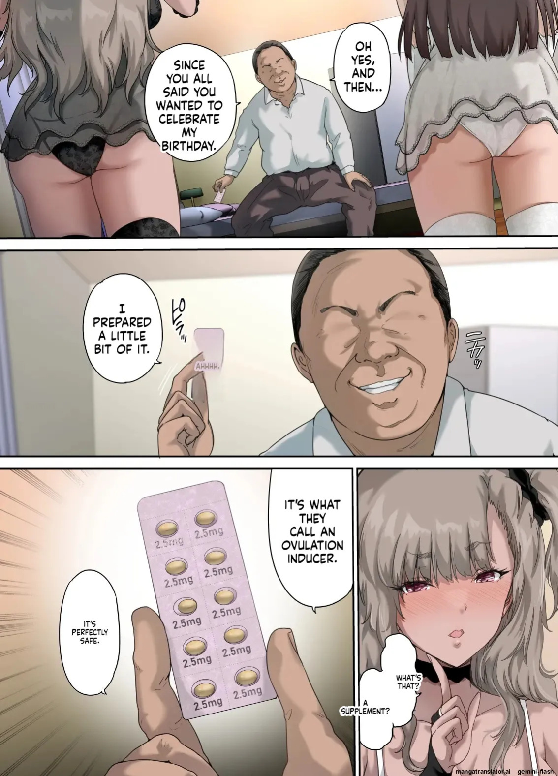 [Kisei Toukyoku (Richard Bahman)] Daddy's Bedroom is a Hangout For His Daughter's Friends 4: Breeding [English] [MTL]
