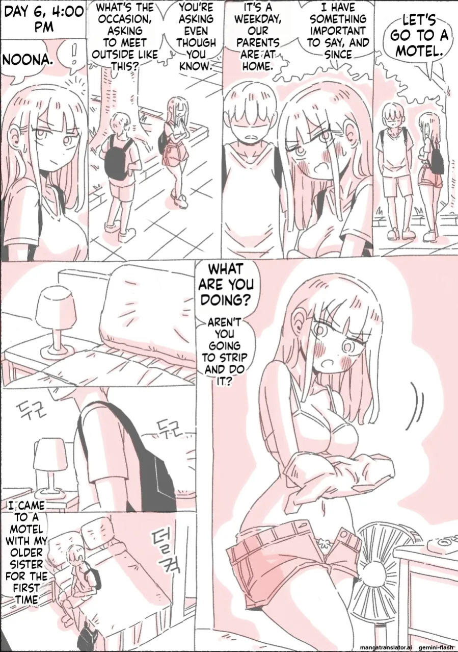 [Nisino] Filming a Video in the Early Morning with My Sister