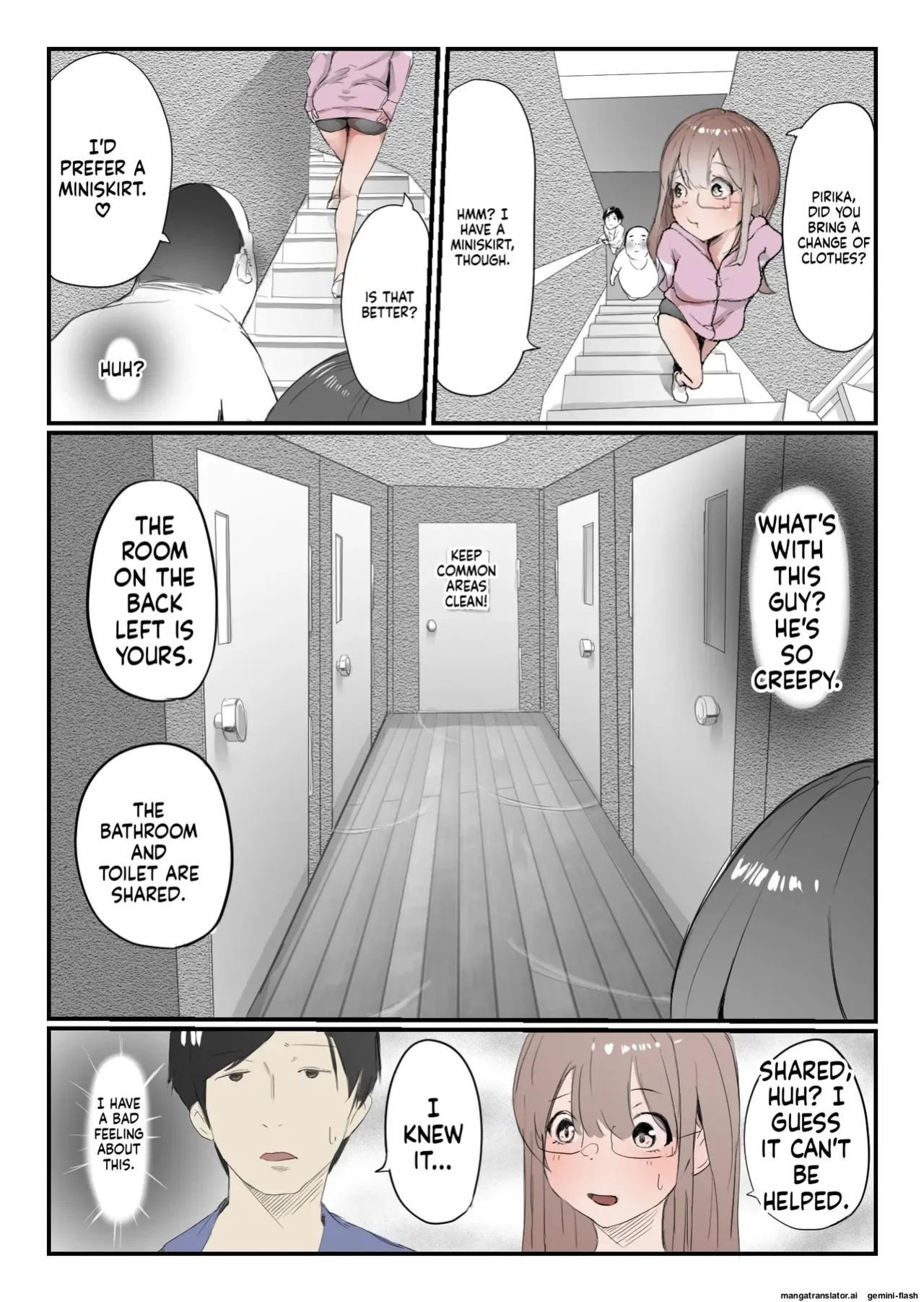 [Negiosu (Neiba)] Yasui Share House de Kanojo ga Nerawareru Hanashi