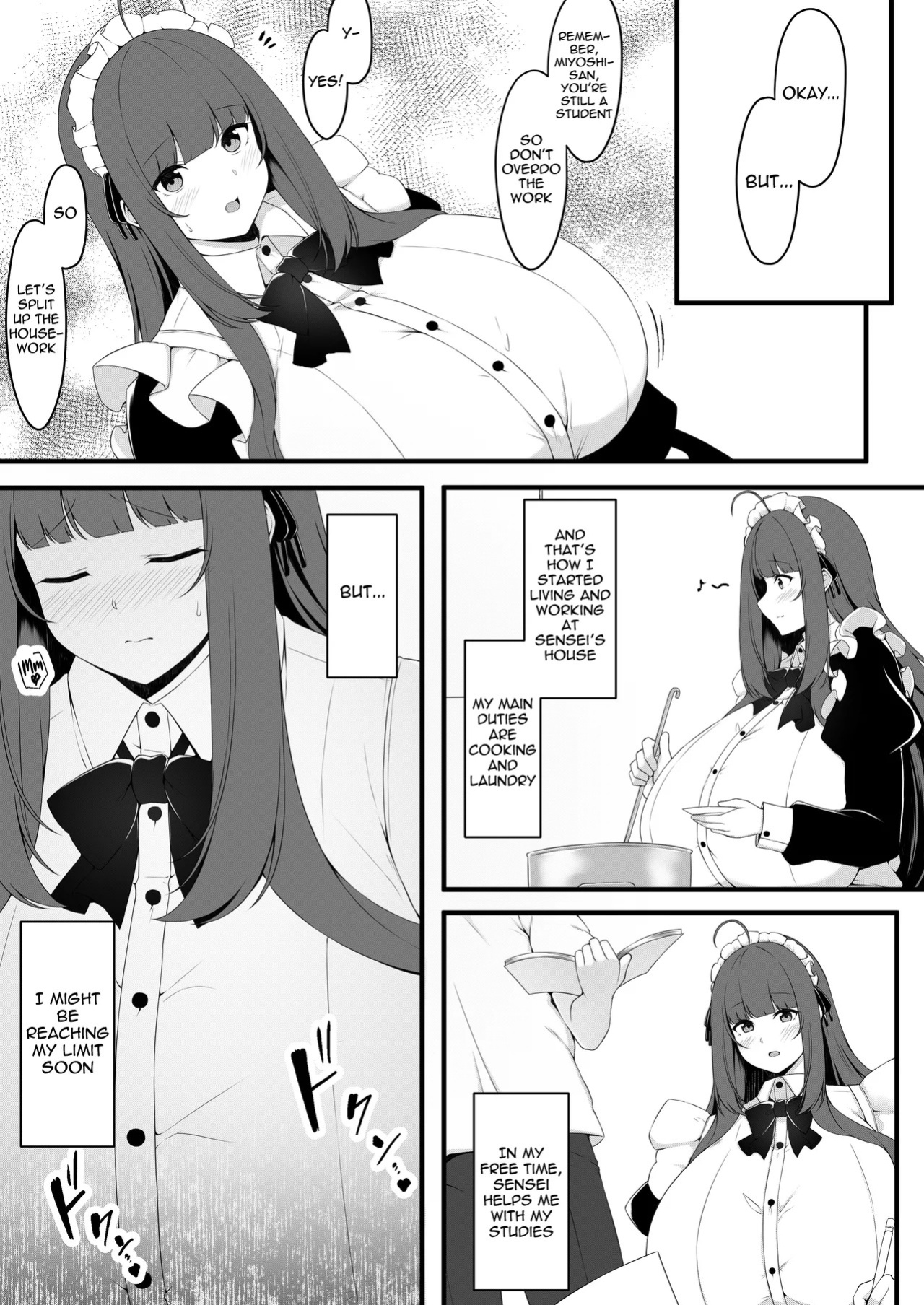 [Script Garden (Arashiki Mamizu)] Oshiego Maid no Renai Jijou - Maid Student Romantic relationship circumstance [English] [meganekun_tl] [Digital]
