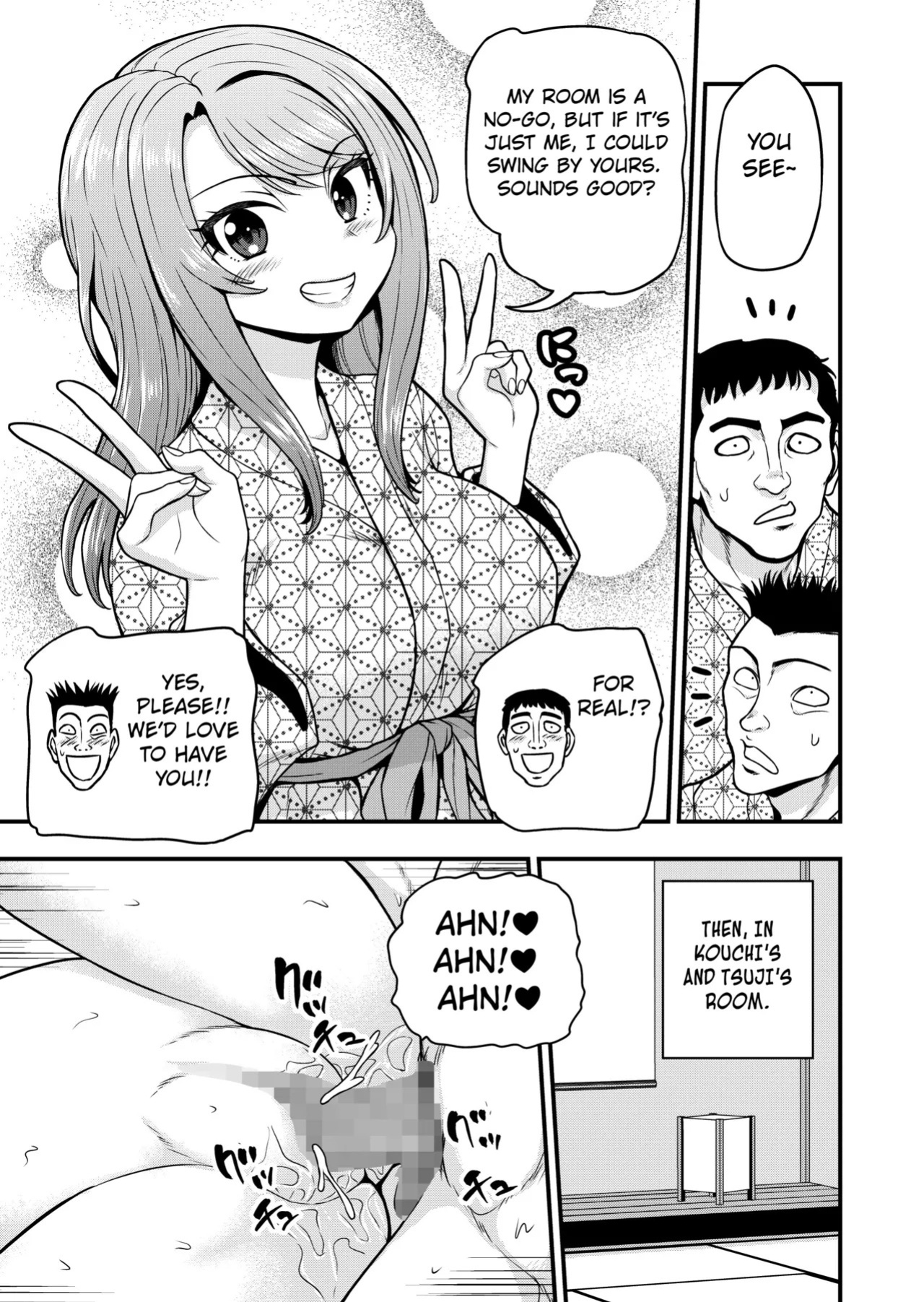 [Chimamire Yashiki (Gachonjirou)] Game Tomodachi no Onnanoko to Onsen Ryokou de Yaru Hanashi NTRver.+ extra pages [English] [Kuraudo]