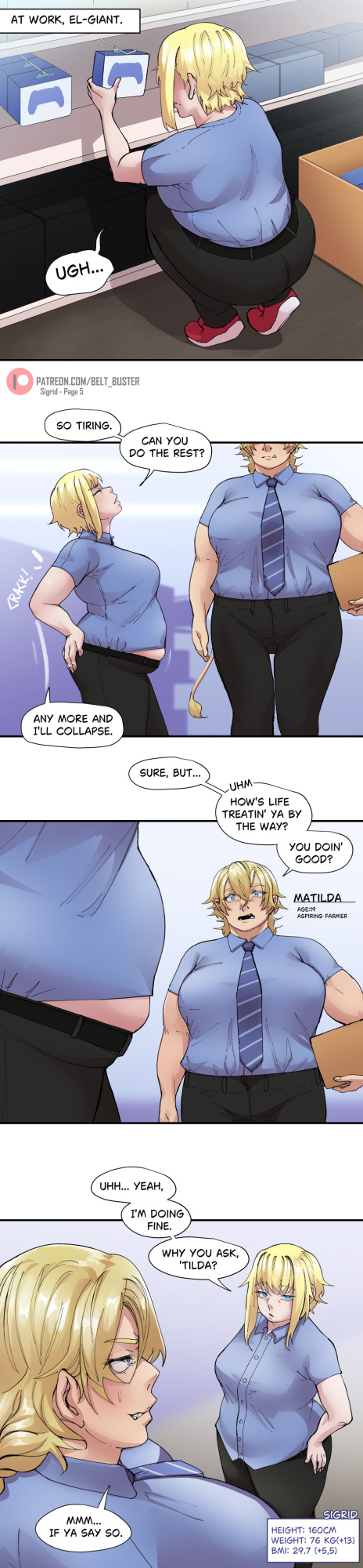 [ Belt_Buster ] Sigrid's Daily Life