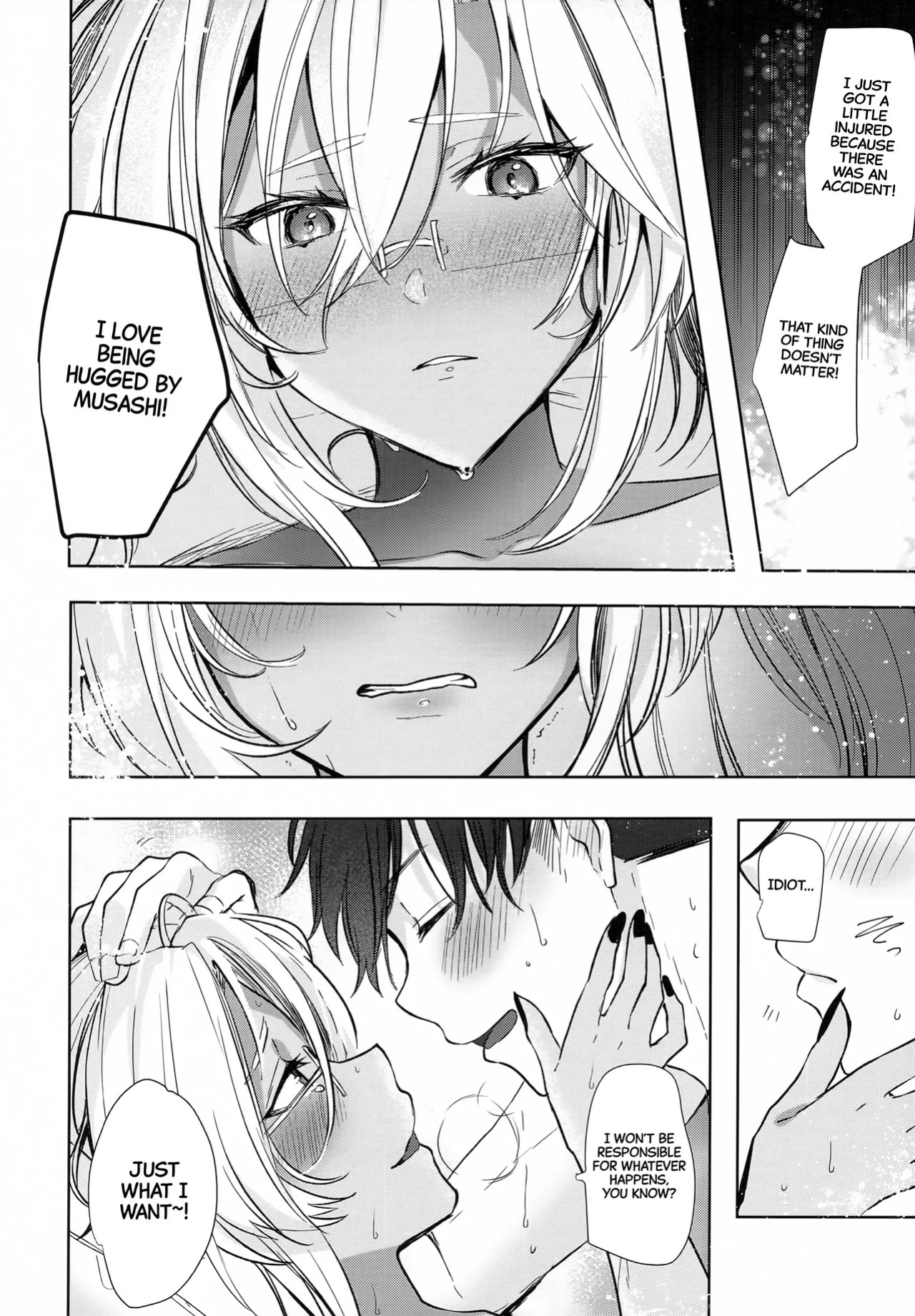 (Gunreibu Shuho Goudou Enshuu Reiwa Sannen Touki) [Marosaan (Yunamaro)] Musashi-san no Yoru Jijou Hisho-kan no Sajikagen-hen | Musashi's Nightly Affairs: The Secretary Ship's Determination -(Kantai Collection -KanColle-) [English] [CarlJPTL]