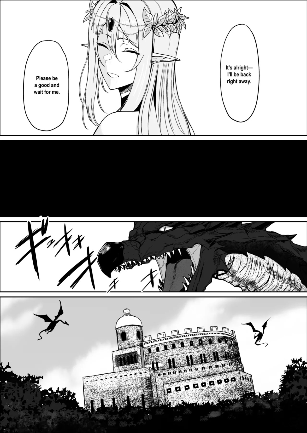 [Mainichi Angel] Torawareta Elf Touzen Seidorei no Kei [English]