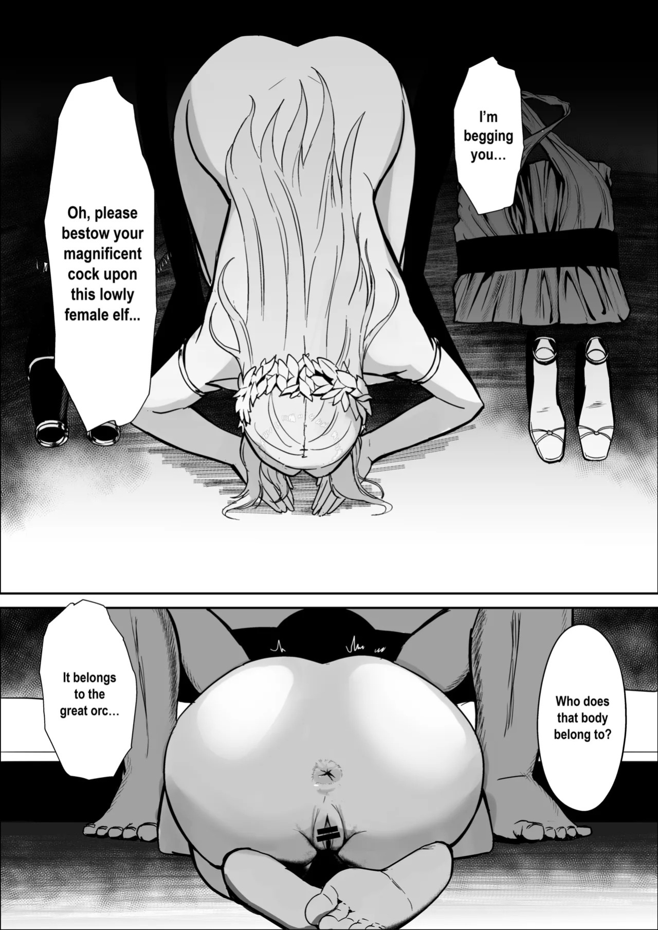 [Mainichi Angel] Torawareta Elf Touzen Seidorei no Kei [English]