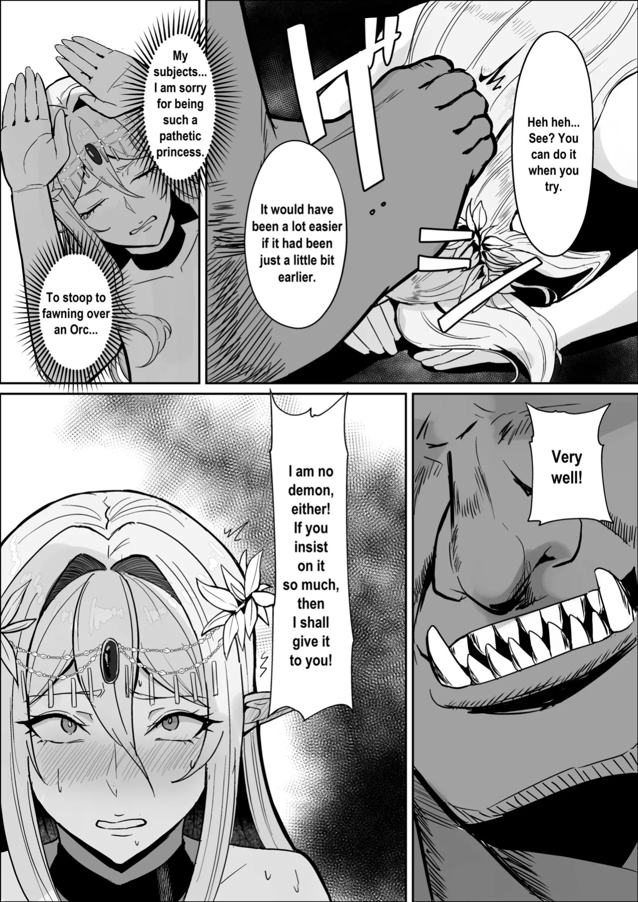 [Mainichi Angel] Torawareta Elf Touzen Seidorei no Kei [English]