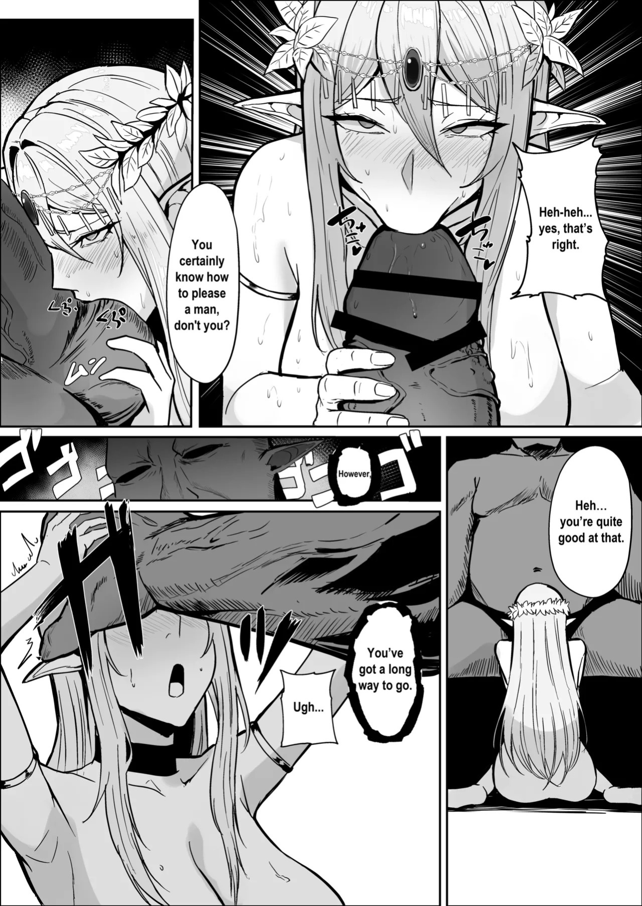 [Mainichi Angel] Torawareta Elf Touzen Seidorei no Kei [English]