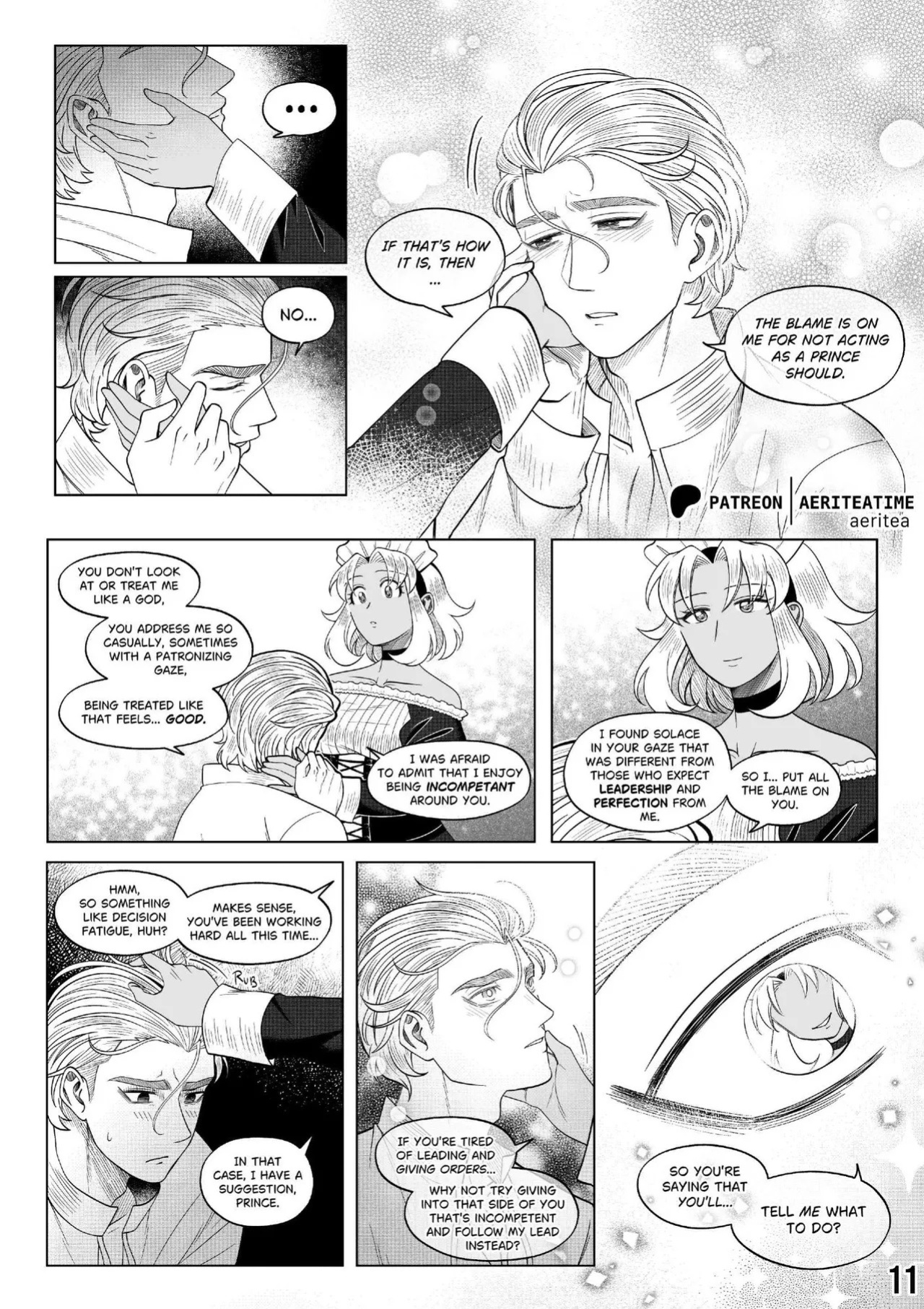 [aeritea] Otome Isekai: The Incompetent Competent Prince Wants to Service the Maid From Another World?!