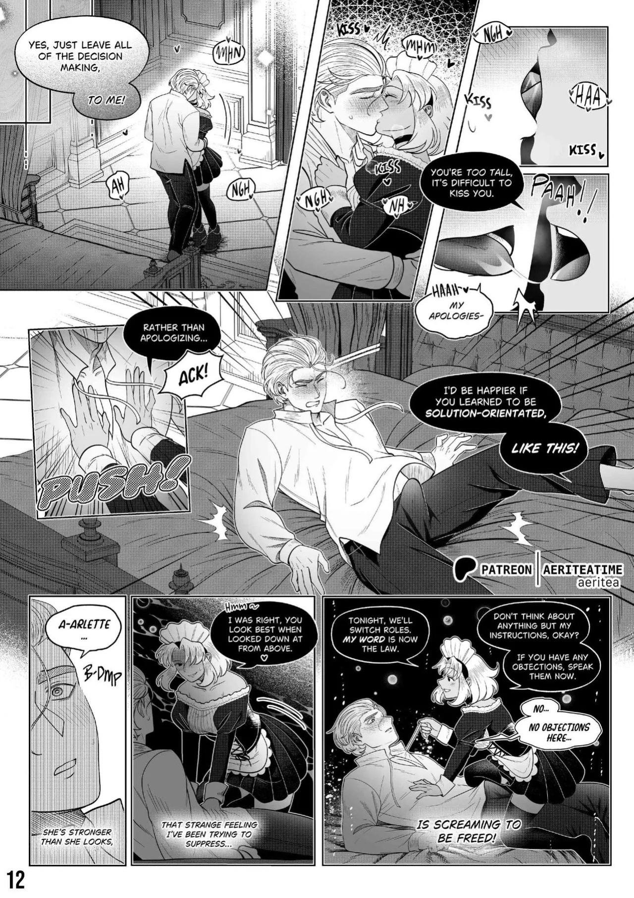 [aeritea] Otome Isekai: The Incompetent Competent Prince Wants to Service the Maid From Another World?!