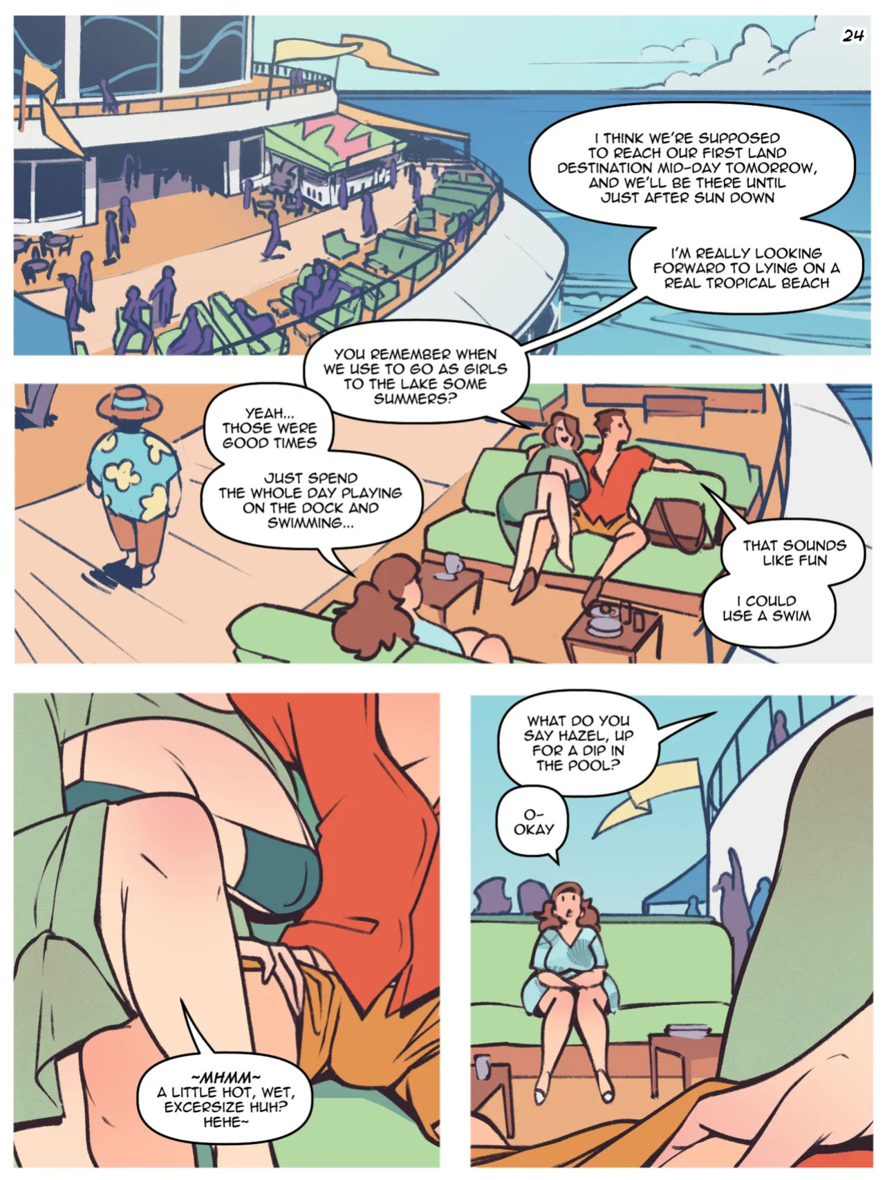[Not Enough Milk] Swimsuit Shopping [English] [Colorized] [Ongoing]