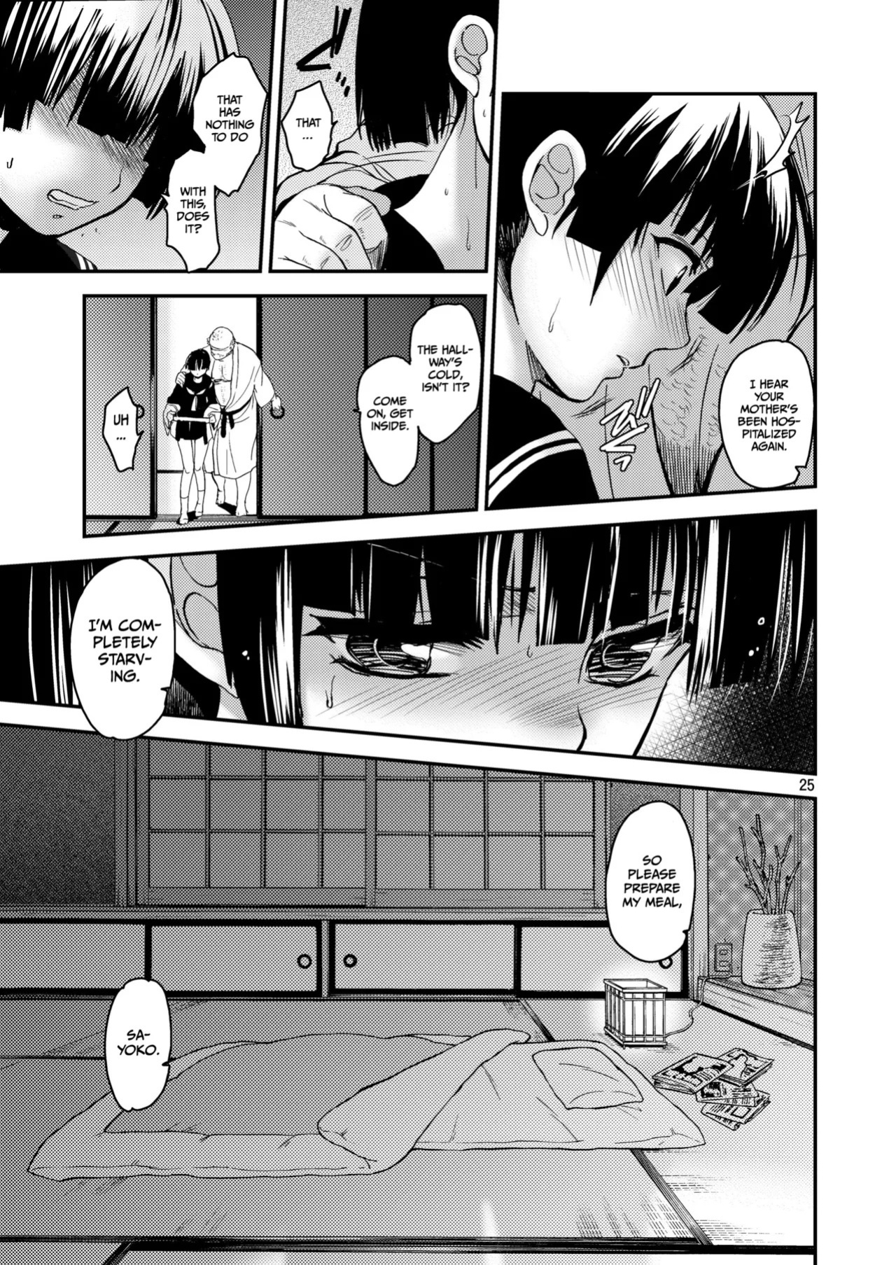 [Toko-ya (HEIZO, Kitoen)] Sayoko’s Dining Table ~The Childhood Friend I Reunited with had Become My Grandfather’s XX~ [English] [Gagak_Ireng] [Digital] (rewrite)