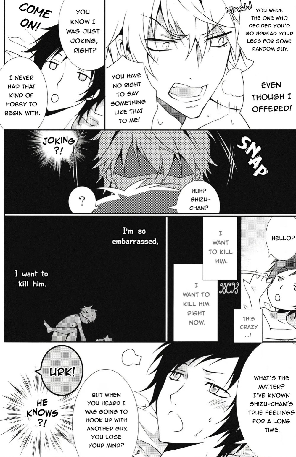[Keenism] Please, Be Careful About Romance -- Durarara dj [Eng] {KCK-Amateur Scans}