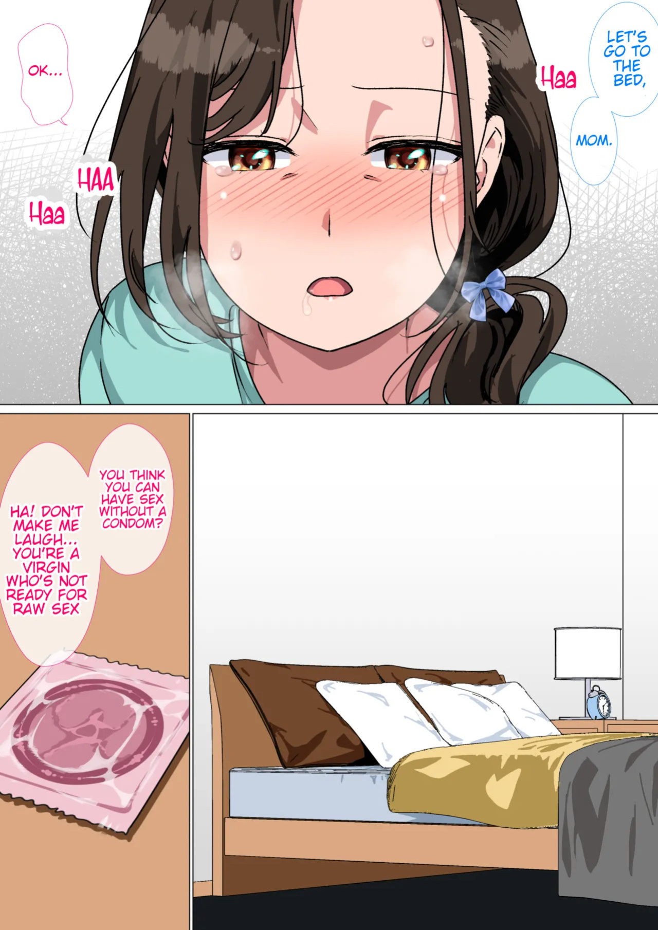 [Circle Spice] Haha ga Ecchi na Chouhatsu Shite Kita node Gaman Dekizu ni Hangeki Shimashita. | My mom started teasing me in a sexy way, so I couldn't help but fight back. [English] [WaterKujo]