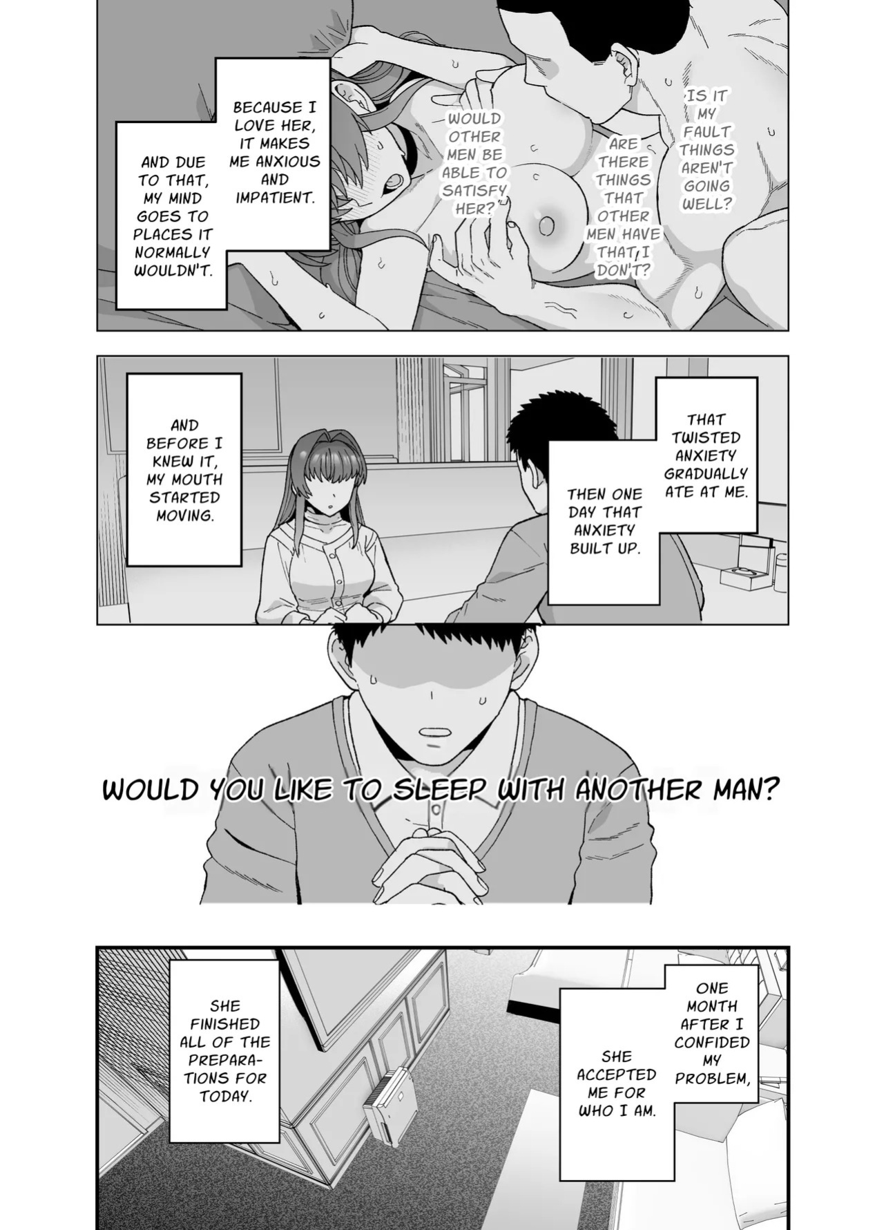 [Mochinchi (Mo)] Netorase Trial Boku no Tame ni Neru Kanojo | Cuckold Trial: My girlfriend cheats on me for my sake [English] [Guesswork] [Decensored] [Digital]