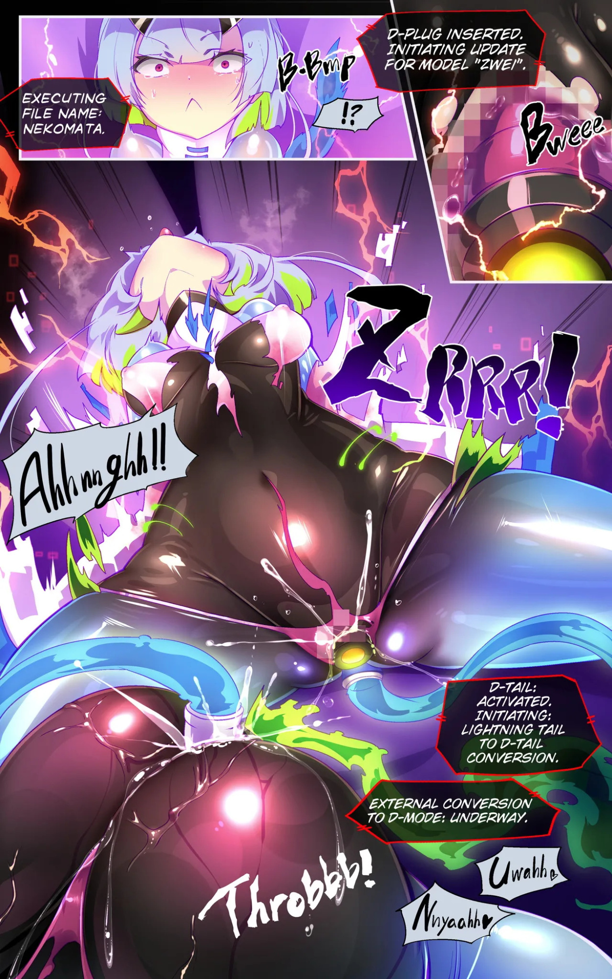 [Yaseuma Lo-Ru (Netsuki no Yoto, Bungo Meibutsu Dangojiru Teishoku)] Majime na Tensei Nyotaika Android ga Kairaku-zeme no Hate ni Bakunyuu Akuochi Suru Manga ~Purikketsuana Zwei~ | Radiant Battle Princess Prikke Tsana Zwei: The Next Chapter, Where a Stoic