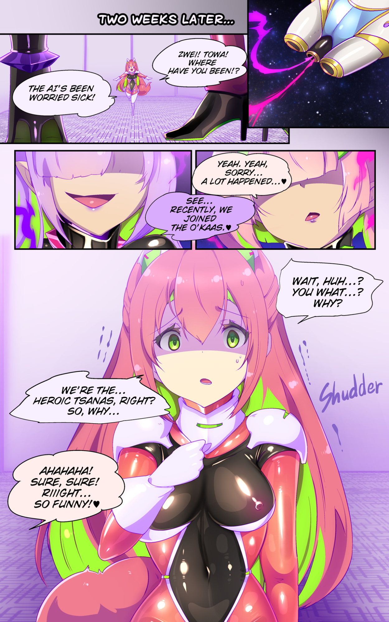 [Yaseuma Lo-Ru (Netsuki no Yoto, Bungo Meibutsu Dangojiru Teishoku)] Majime na Tensei Nyotaika Android ga Kairaku-zeme no Hate ni Bakunyuu Akuochi Suru Manga ~Purikketsuana Zwei~ | Radiant Battle Princess Prikke Tsana Zwei: The Next Chapter, Where a Stoic