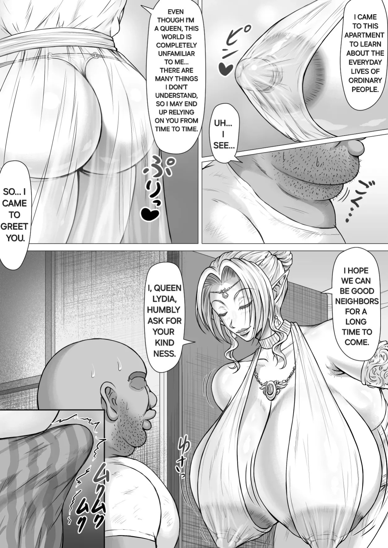 [Panya no Enzo] Tonari ni Koshite Kita Muchimuchi Elf no Oba-san | The naive, curvy elf lady who just moved in next door! [English] [Alyssaquenn]