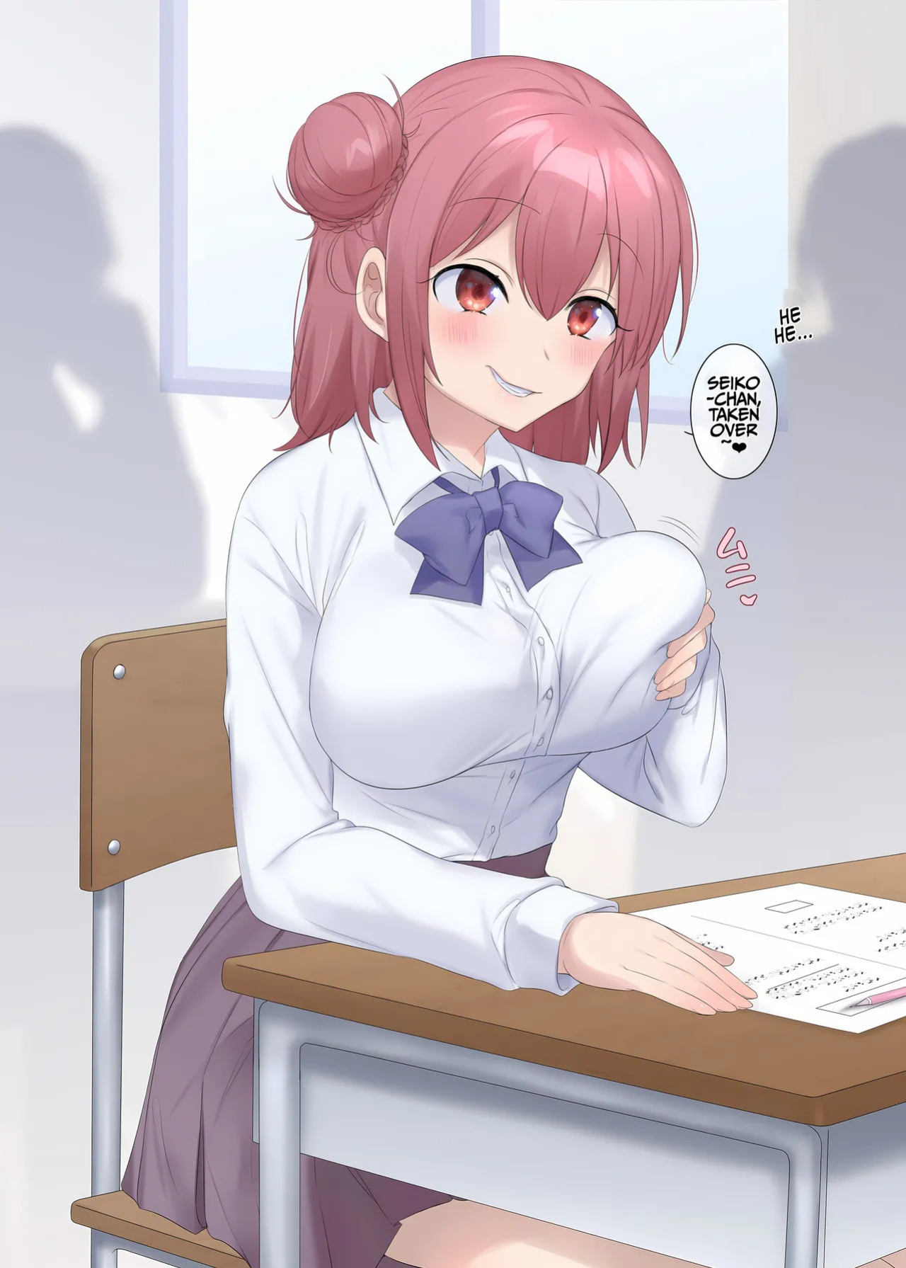 [Hiiragi Popura] Tesuto-chū ni hyōi sareta onna no ko no…♡ | A Girl Who Got Possessed During a Test…♡ (TS sakuhin baraethi pakku! nyotai ka＆ hyouietc…＋α) [English] [Maika]