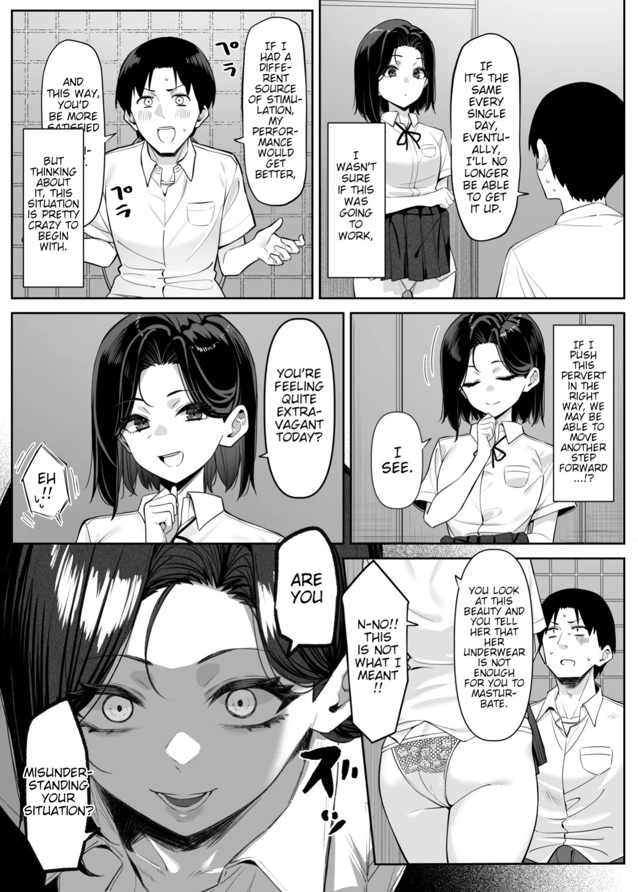 [MM] Yuutousei ni Onanie o Miseru Hanashi | A Story About Showing My Masturbation To An Honor Student [Ongoing].[English] [Poranya]