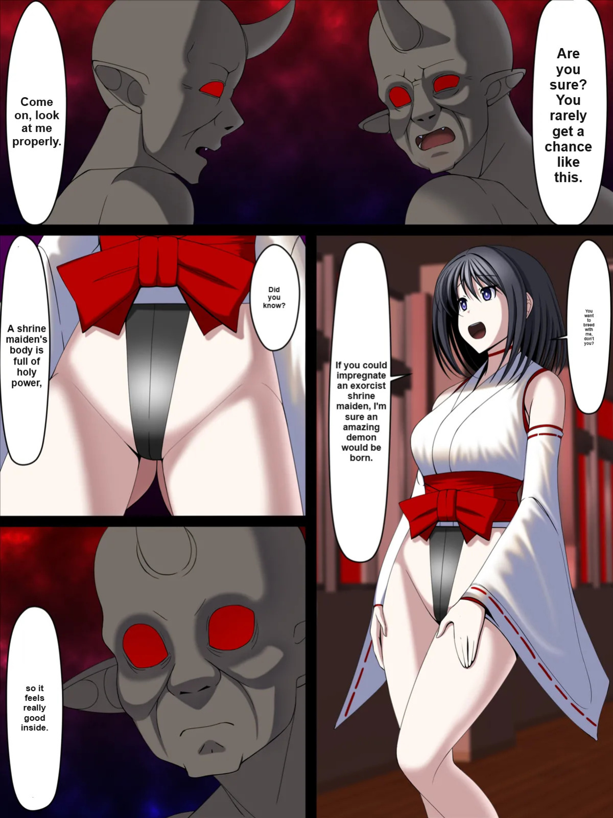 [Torobakoya] Youma Jutai!! Gomen ne Senpai... Watashi, Tsuyoi Ko ga Umitai no [English]