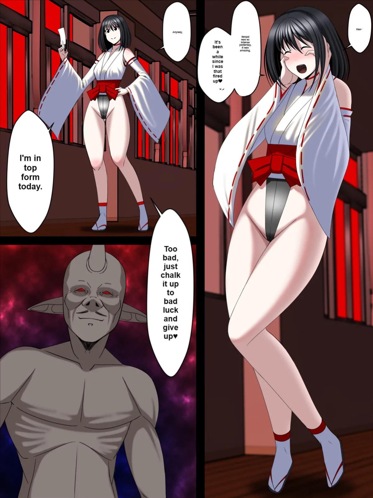 [Torobakoya] Youma Jutai!! Gomen ne Senpai... Watashi, Tsuyoi Ko ga Umitai no [English]